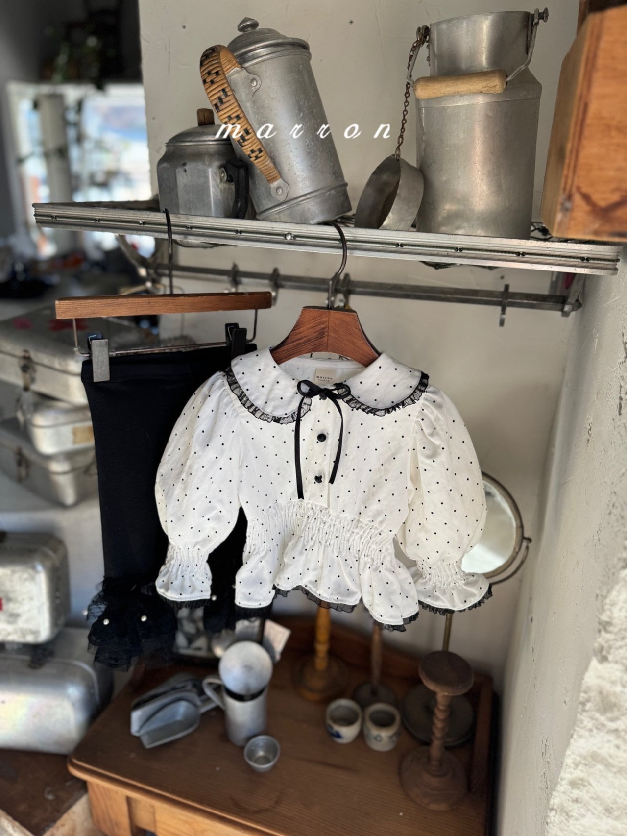 🇰🇷Marron blouse