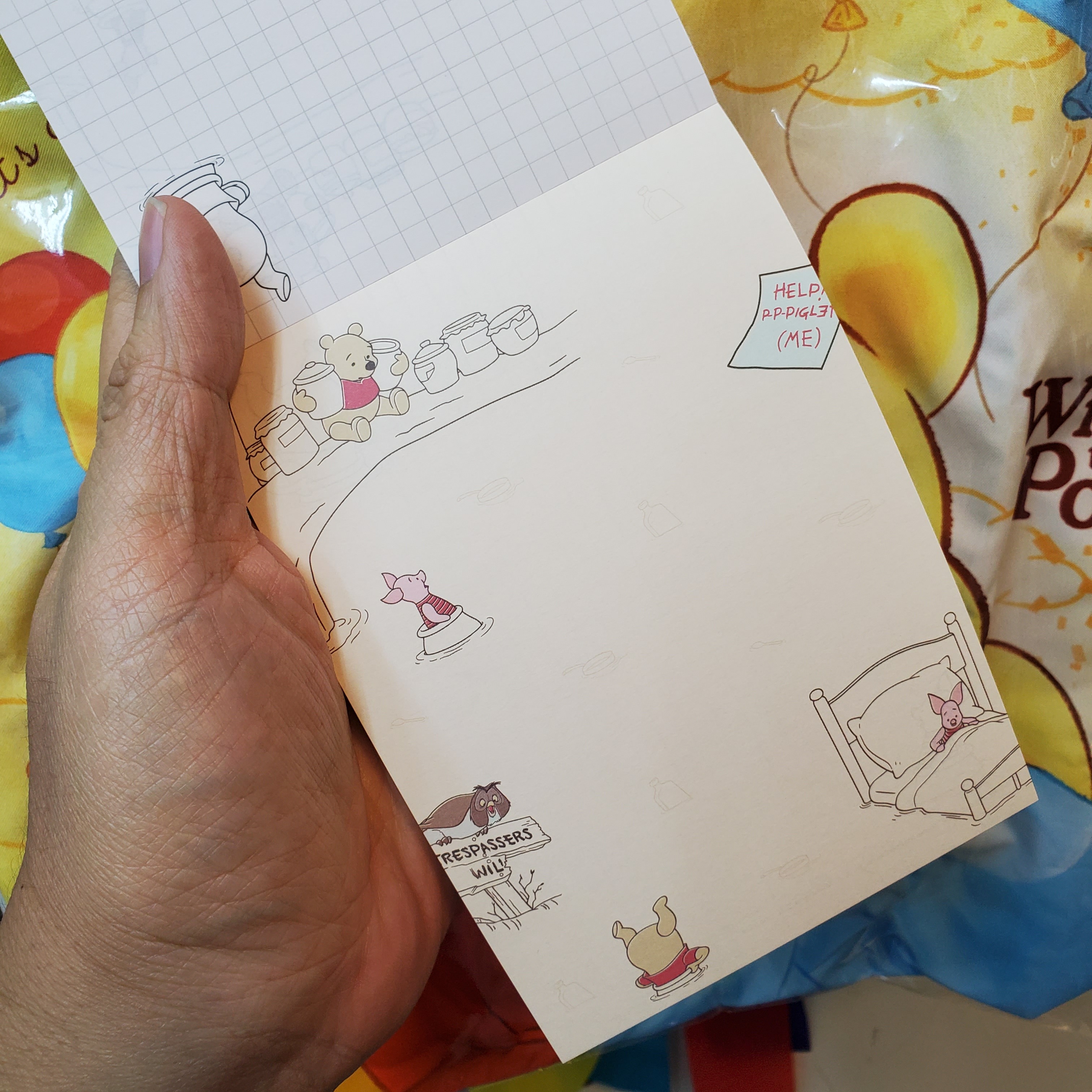 [現貨] [日本製] POOH & FRIENDS｜ A6 MEMO PAD  {TF2310256}