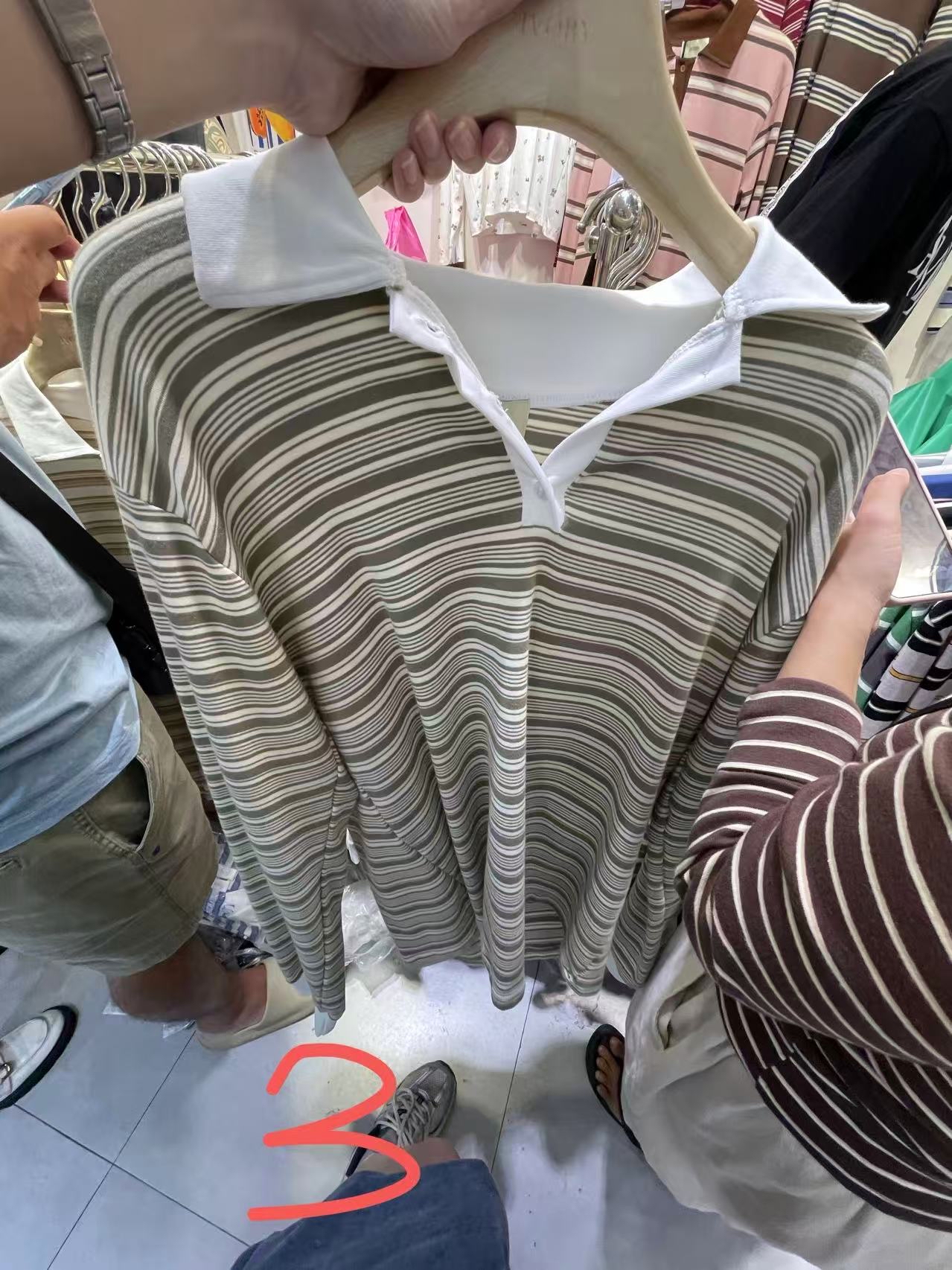 TP533复古条纹宽松卫衣