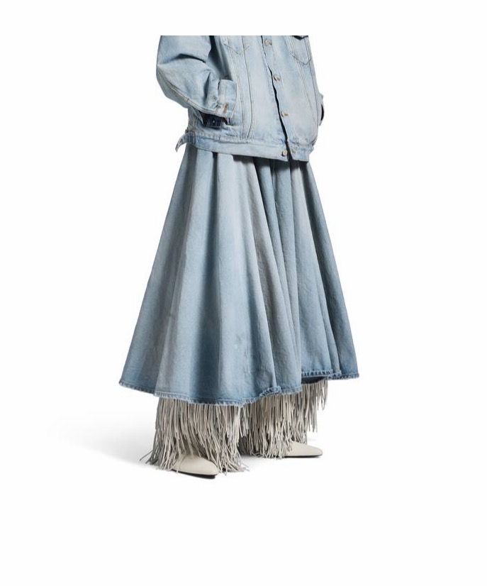 Balenciaga 女士 褶裥长裙36F FR-32 FR-34 FR-36 FR-38 FR-40码