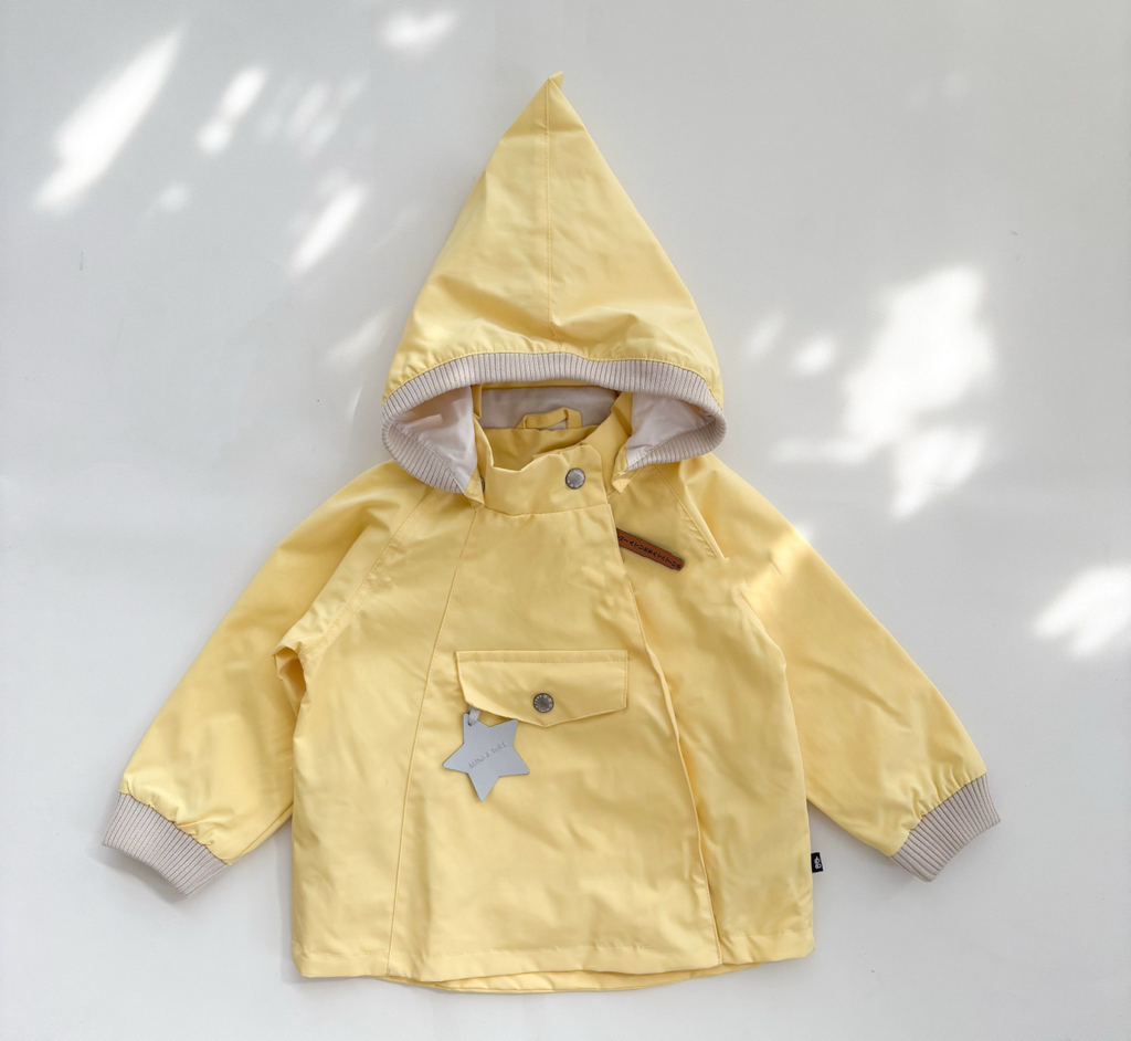 B0007 星星馬卡龍色風褸