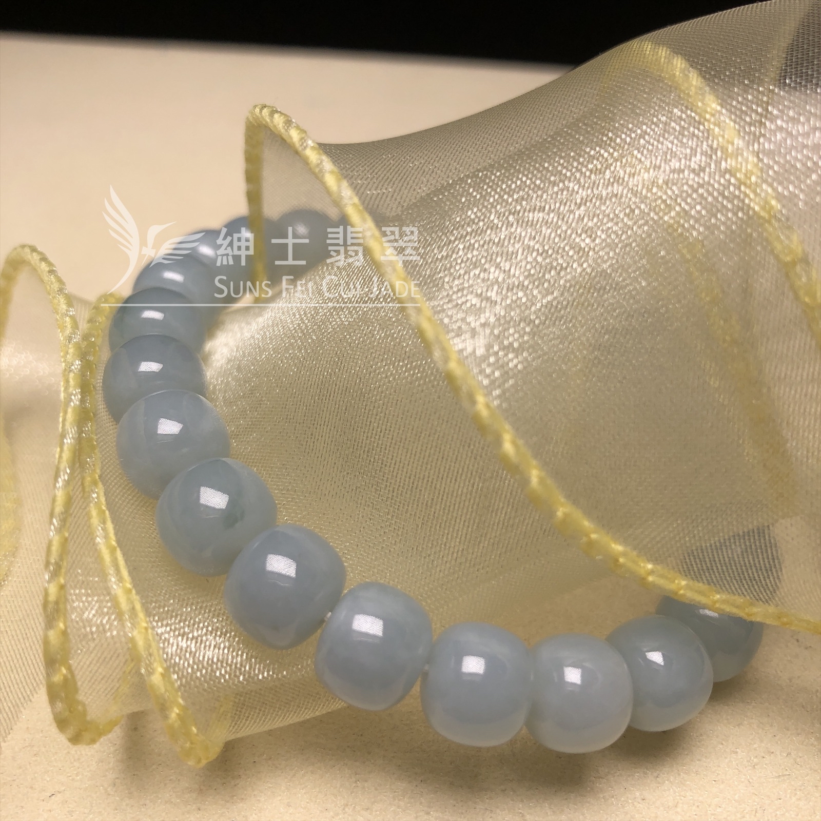 天藍桶珠手串  CA00520