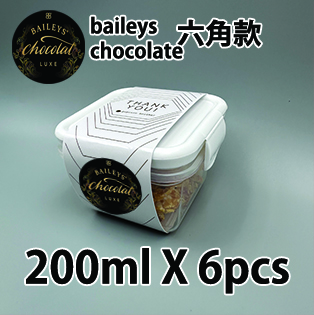 【六角紙腰封】 baileys chocolate luxe200ml小禮密實盒 X 6盒