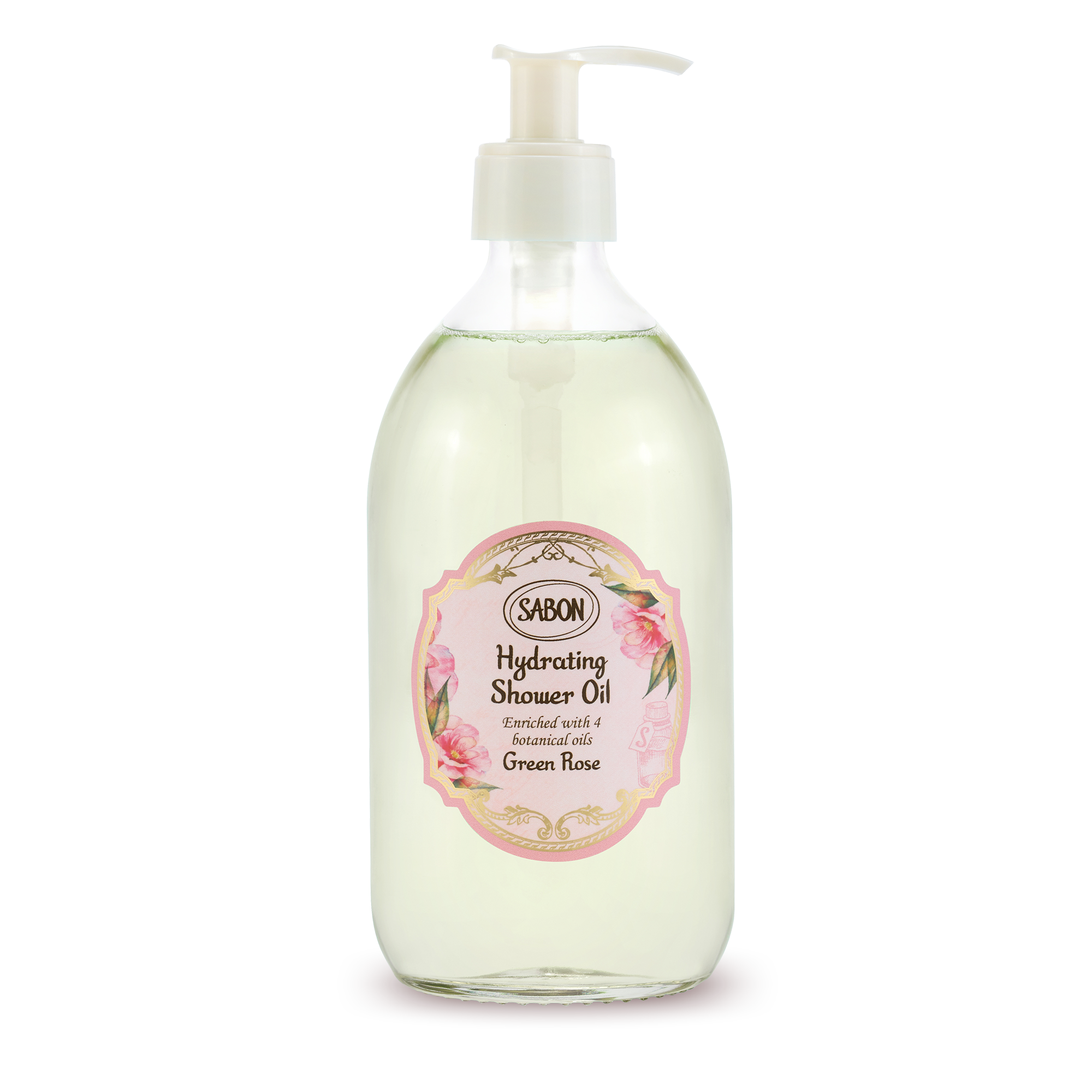Sabon 翠綠玫瑰滋養柔泡沐浴油 500ml