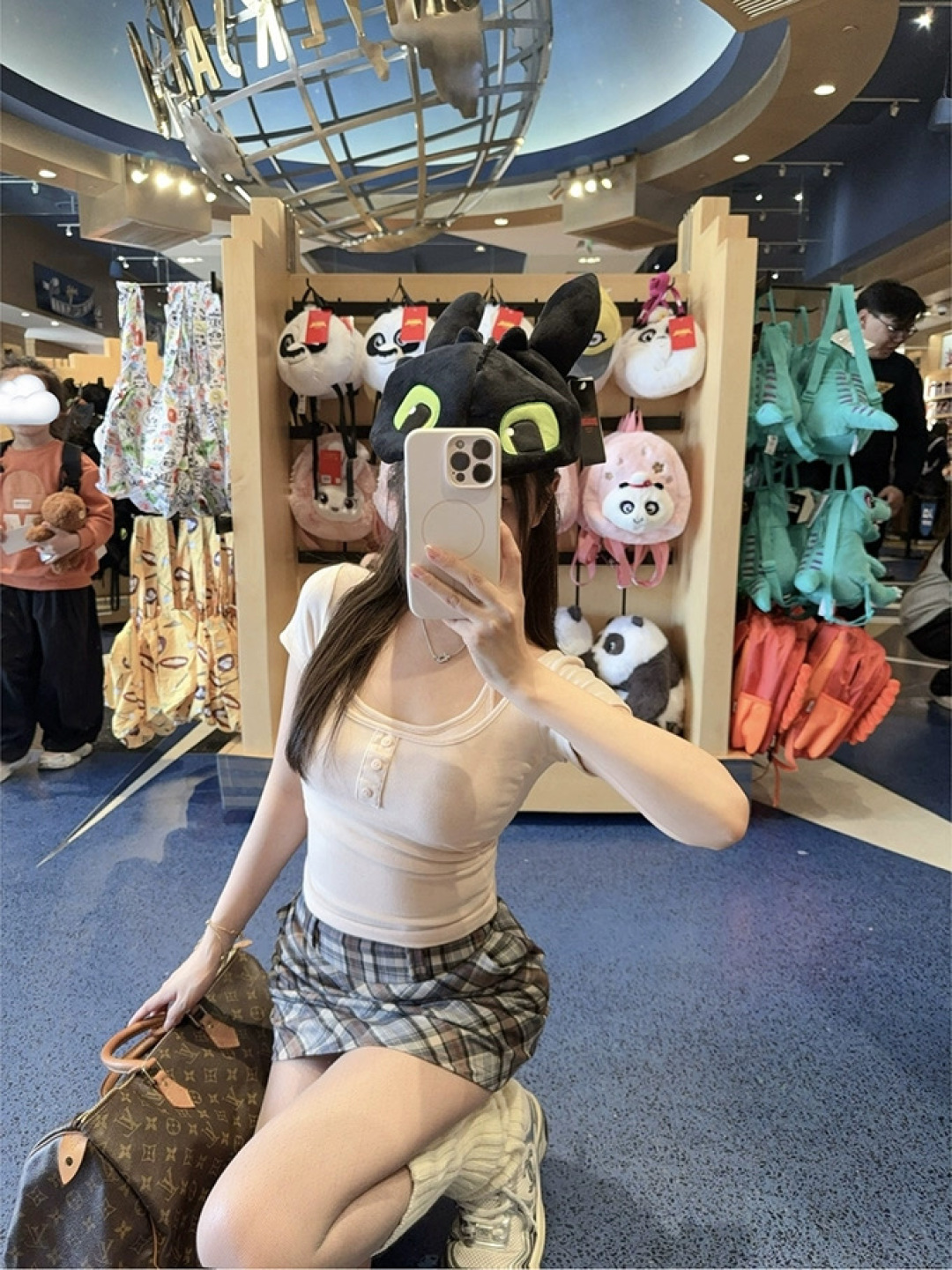 1797 Halter layered top | 挂脖假两件上衣