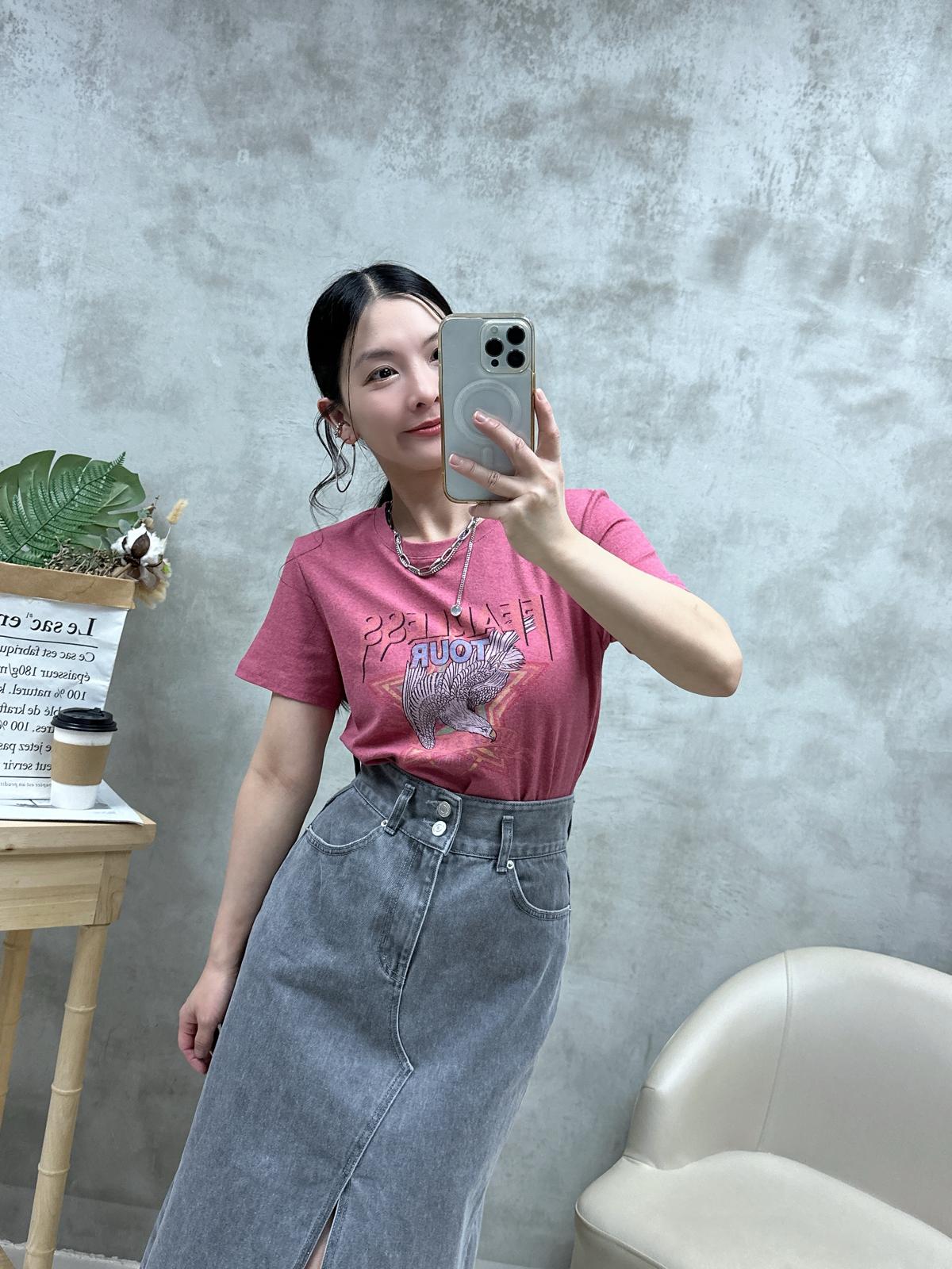 P11 洗水棉鷹Tee