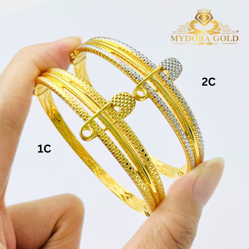 MYDORA Gelang Fesyen Safety Pin l EMAS 916/22K