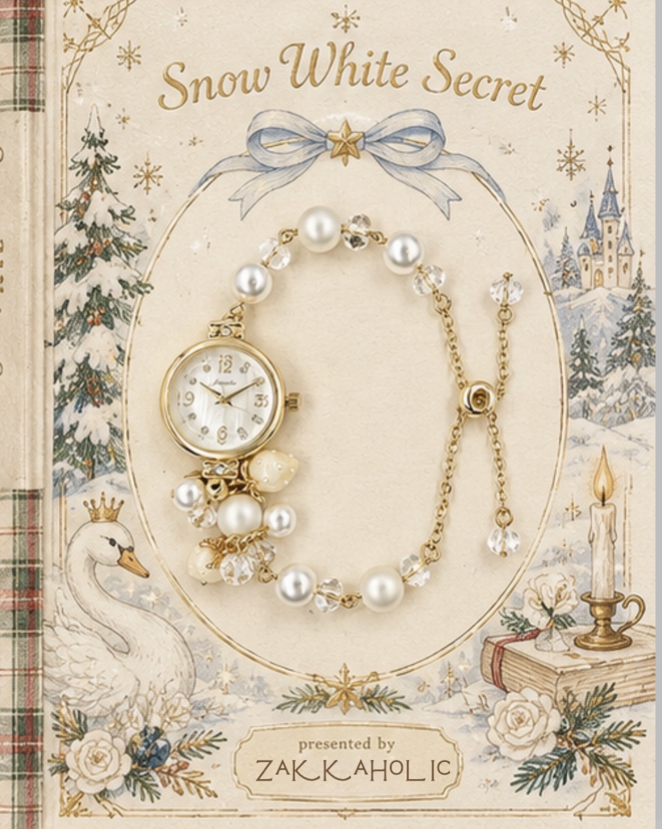 [可調長短] Strawberry Bracelet Chain Watch 士多啤梨/ 草莓手鏈錶｜女裝｜日常防水｜生日禮物
