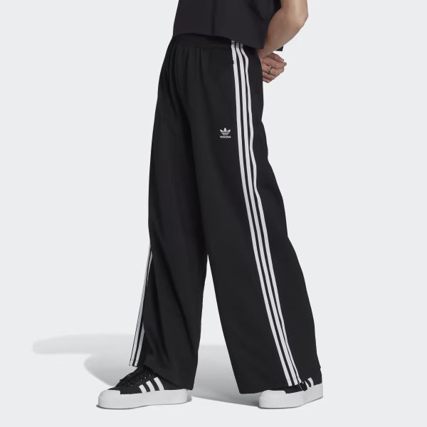 Womens adidas wide leg pants sales