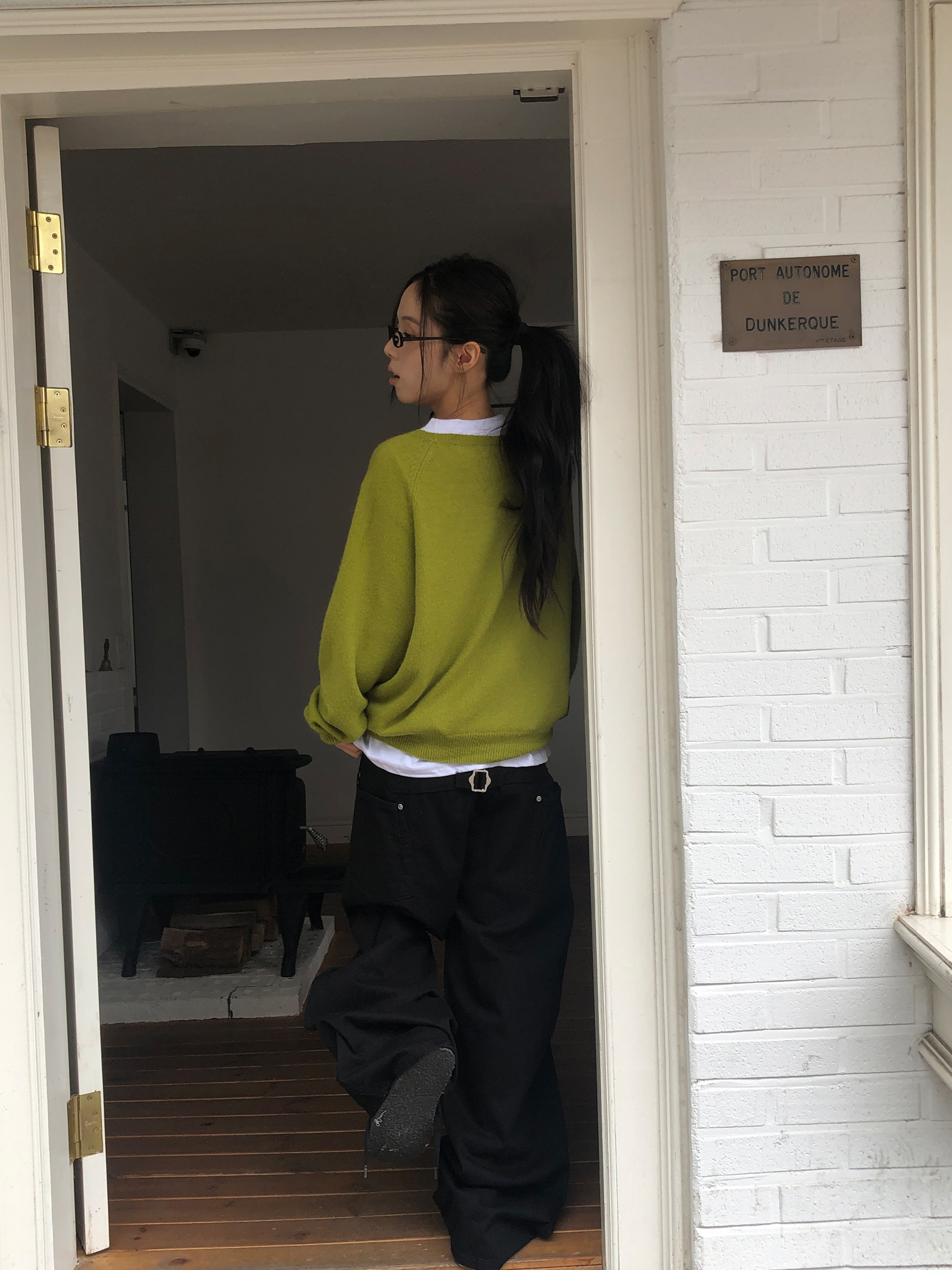 Side Pocket Wide-Leg Pants