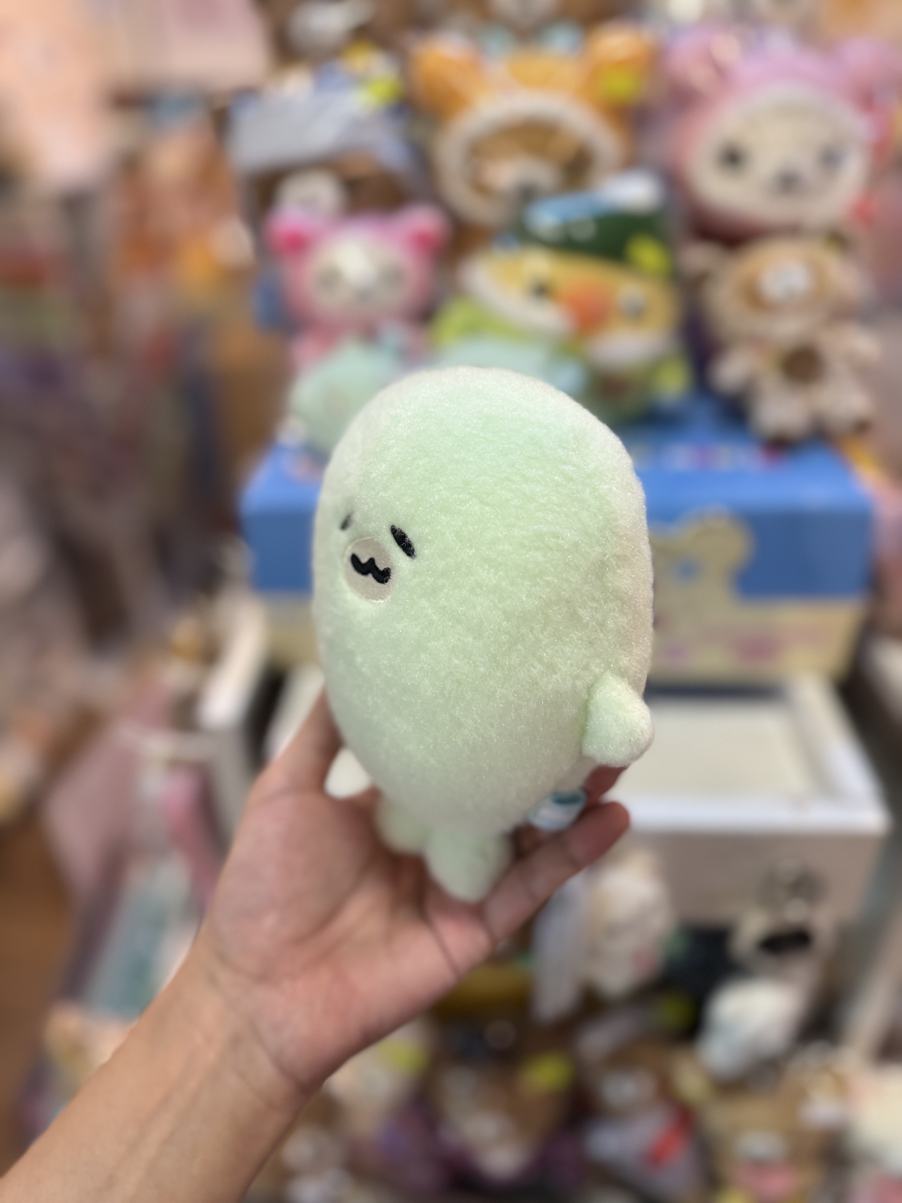 《現貨》全新Rilakkuma瓦瓦貓系列小海豹 手玉公仔。掛飾。公仔