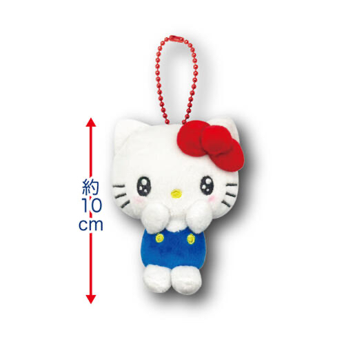 🎀【預訂】Kitty 格仔紋公仔掛飾 C