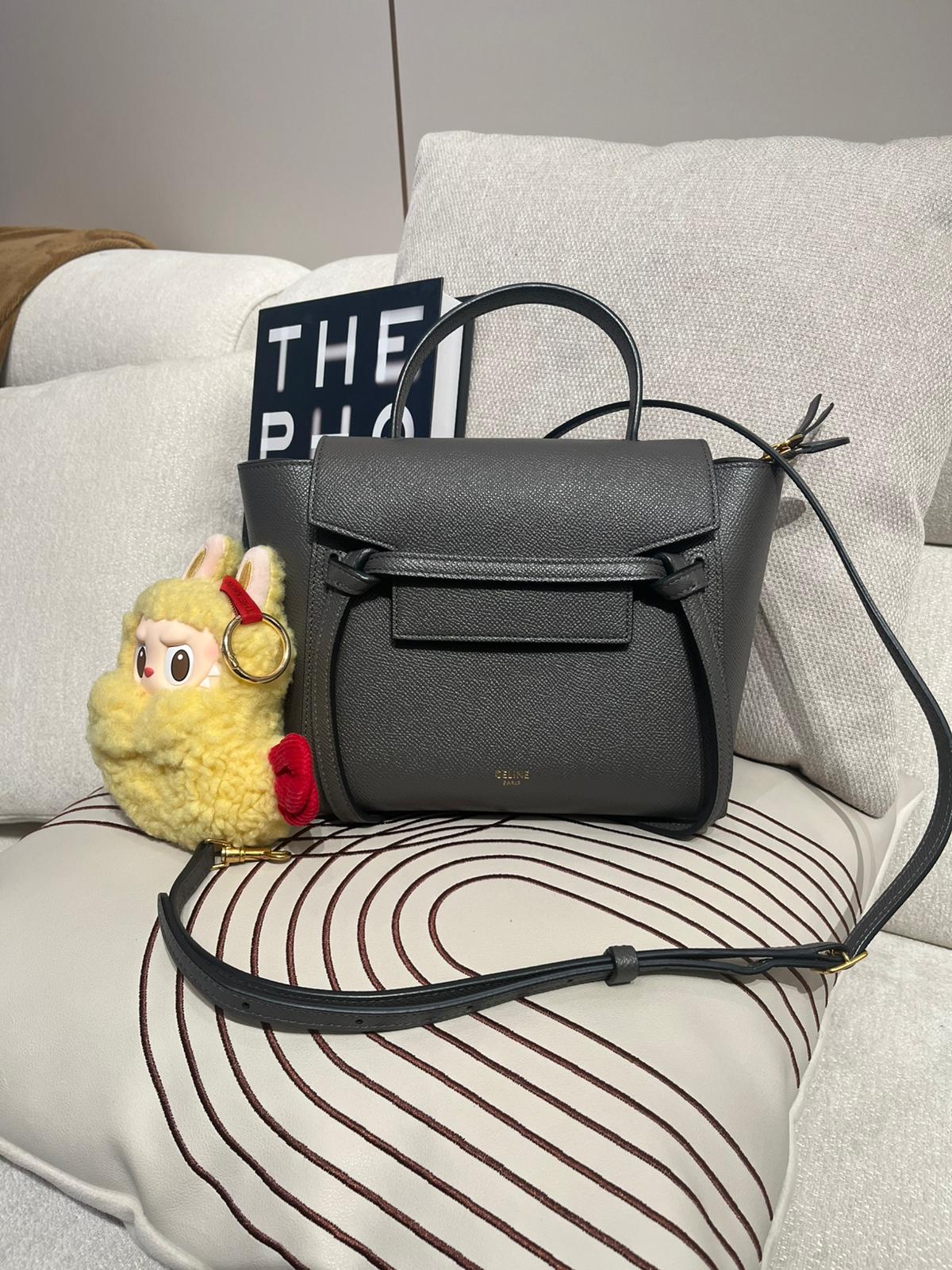 Celine nano belt bag 粒粒牛皮 100% Authentic,98%New✅塵袋