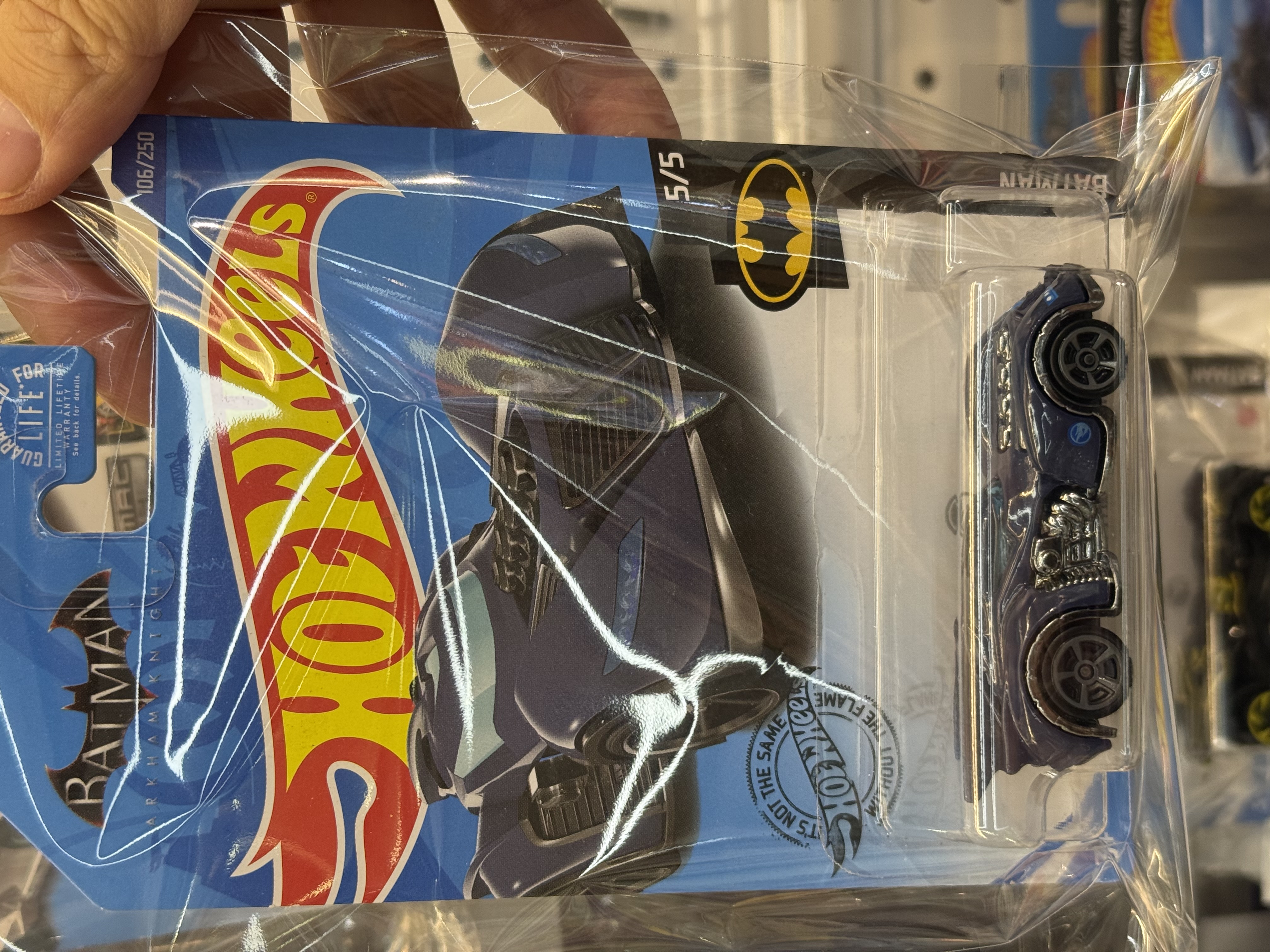 Hot Wheels 風火輪 Batman Arkham Asylum Batmobile 蝙蝠俠 蝙蝠車  ( T Hunt / TH / 火紋寶藏車 ) Hotwheels