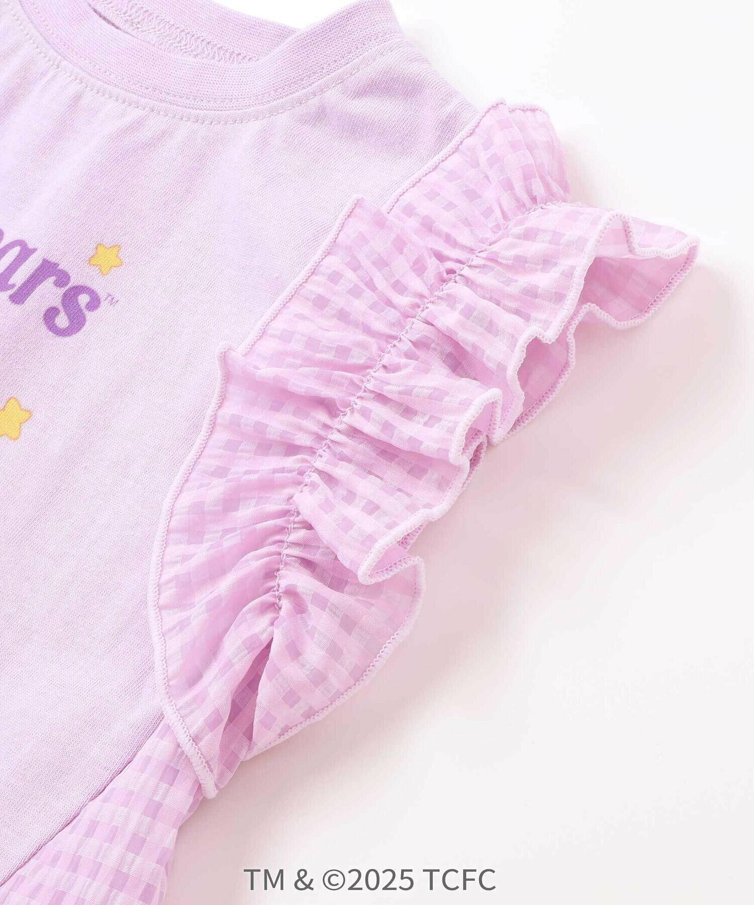 🆕【⭐訂購⭐】 🇯🇵日本直送🌀#CareBears 拼接布料 荷葉袖 tee［4款選］🌀 [ELFA-0011][260702]