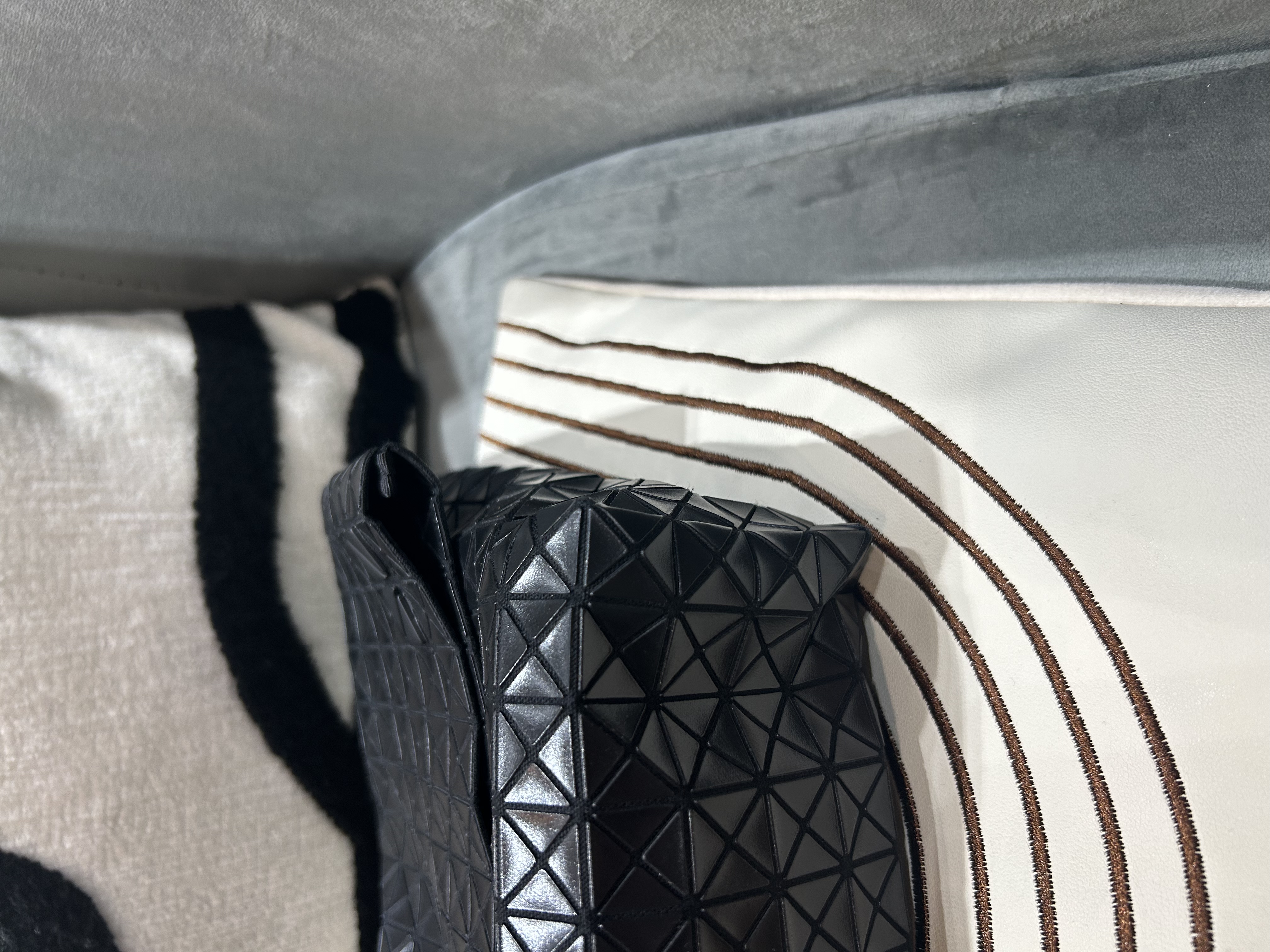 Issey Miyake Bao Bao Fold Clutch Bag Black pouch 100%Authentic, 98%New