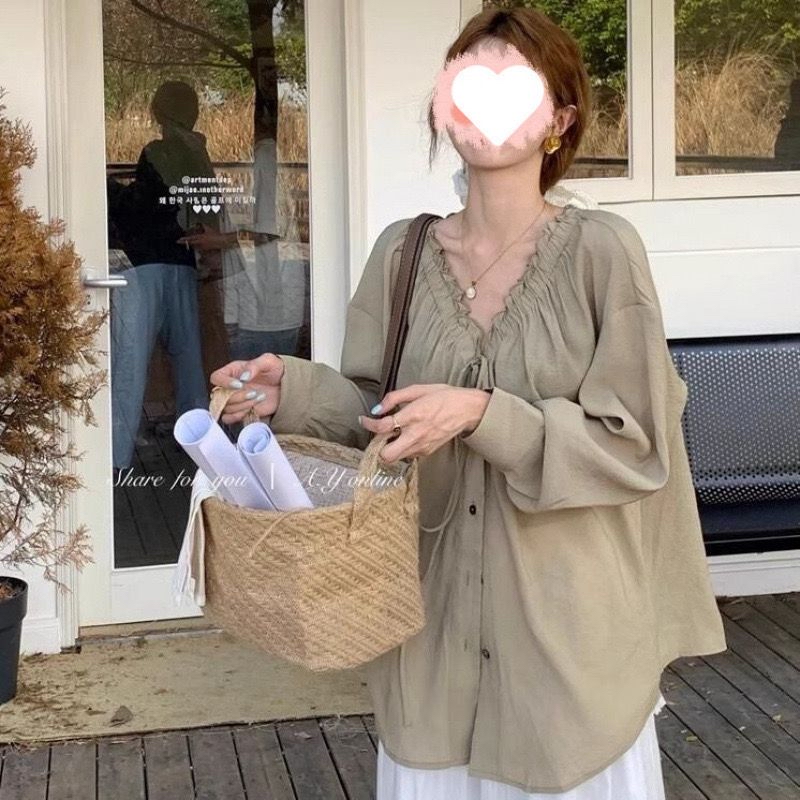 T10013法式甜美上衣