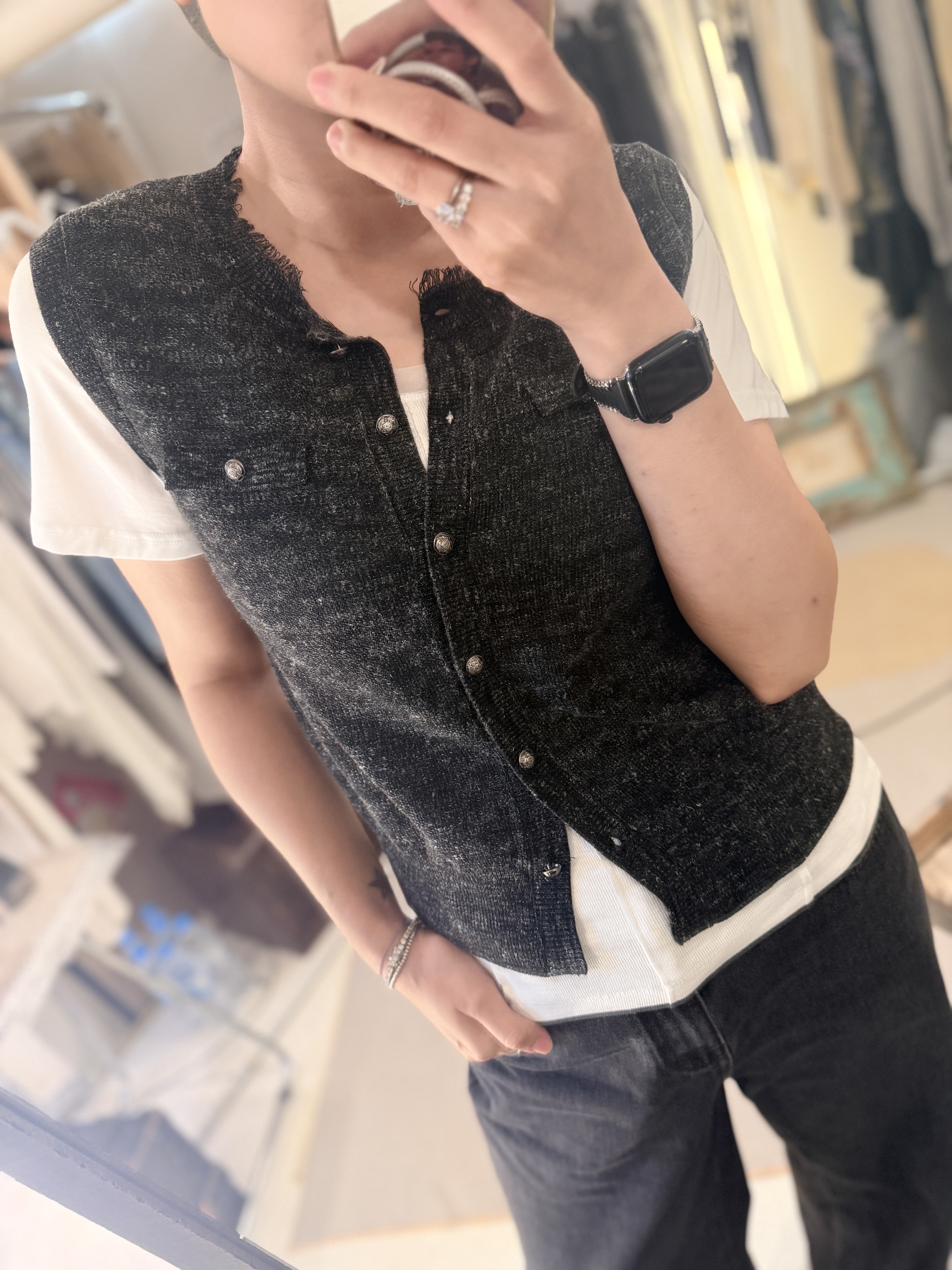 Fake cardigan 
