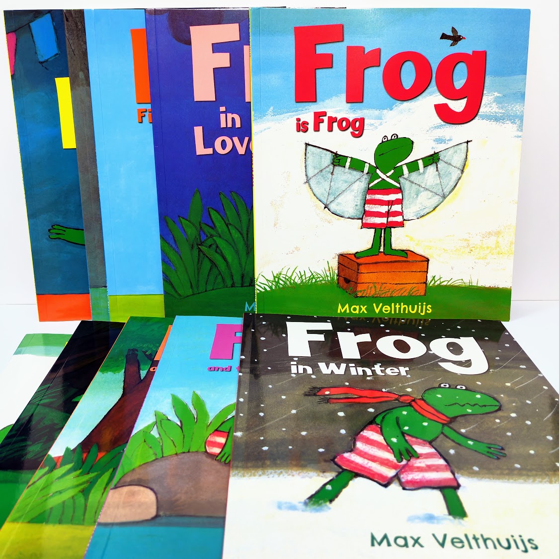 Frog is Frog  10 books 青蛙弗洛格的成長故事10冊 睡前親子繪本 情商培養 B266