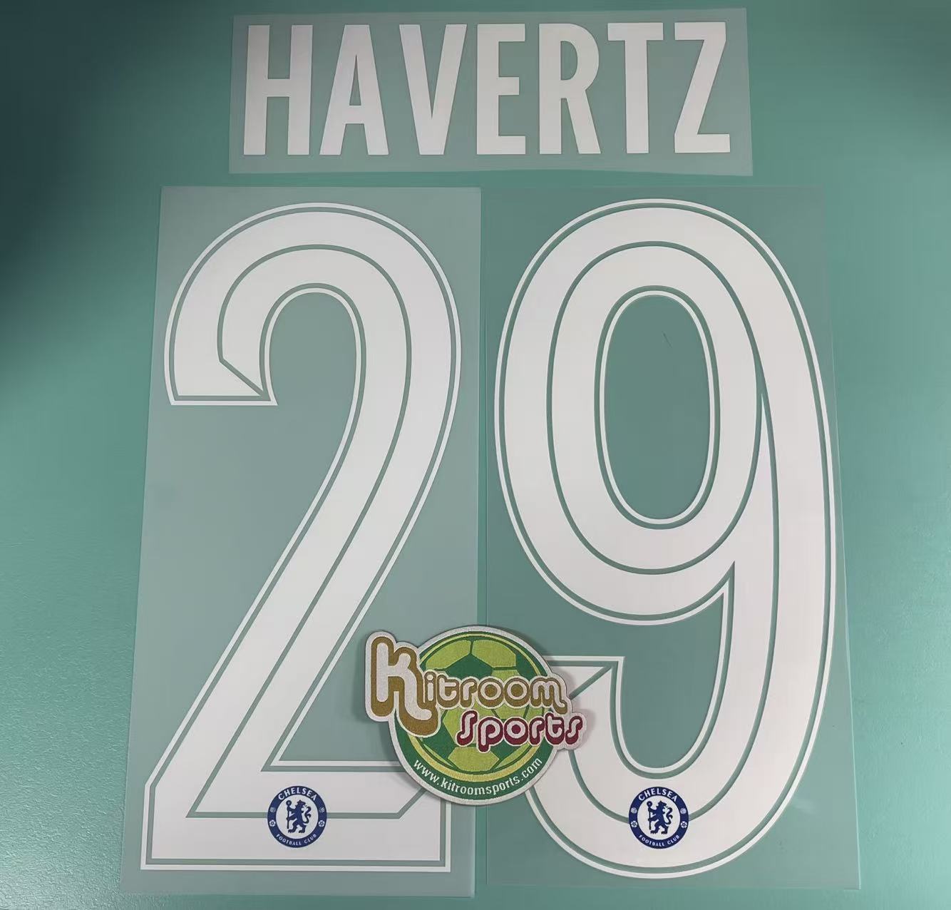2021-22 Chelsea Home UCL Nameset #29 HAVERTZ