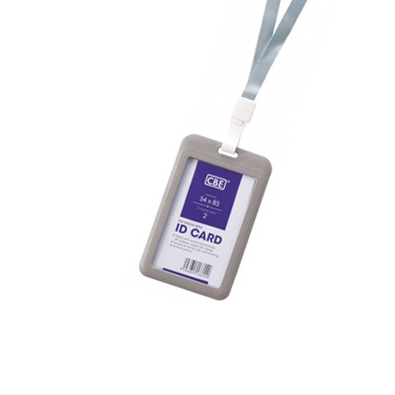 Card Holder/CBE 3344/Flip Design with Frosted Surface/Pemegang Kad Rekaan Balik Dengan Permukaan Frosted/Name Badge/ID Card Holder