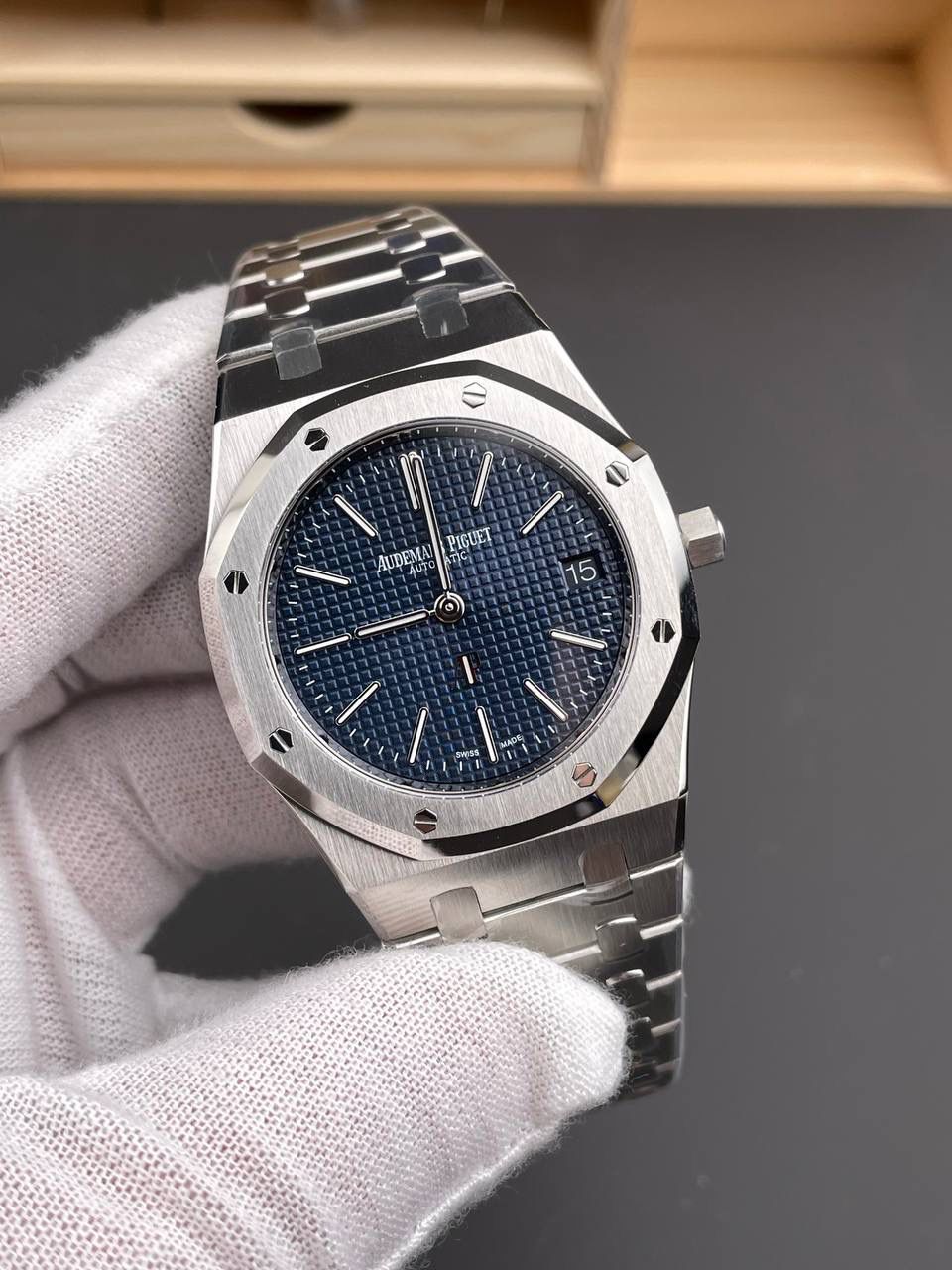 🚀皇家橡树 16202蓝/39mm/9015机💯