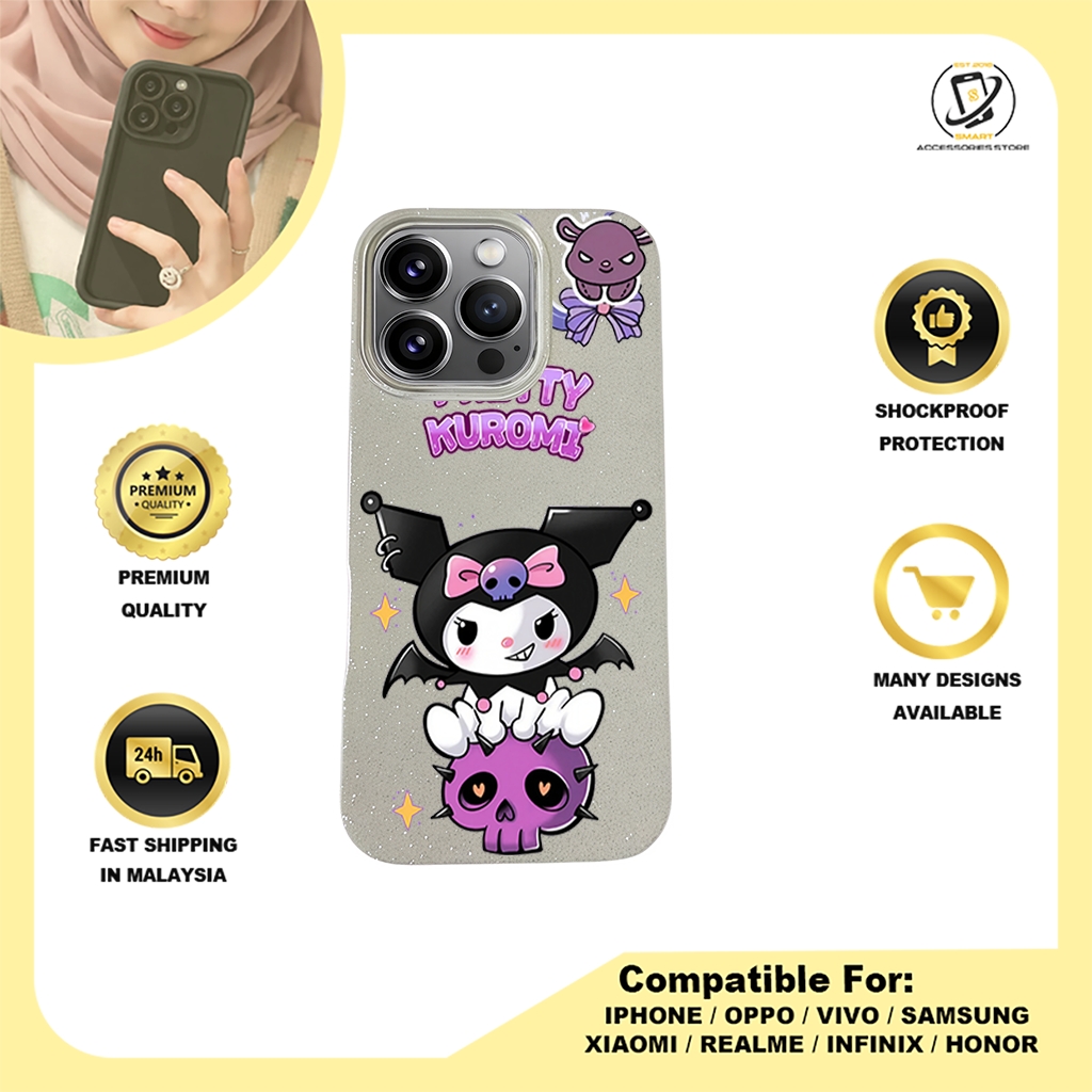 BLING CASE PHONE FOR IPHONE - DESIGN KUROMI C