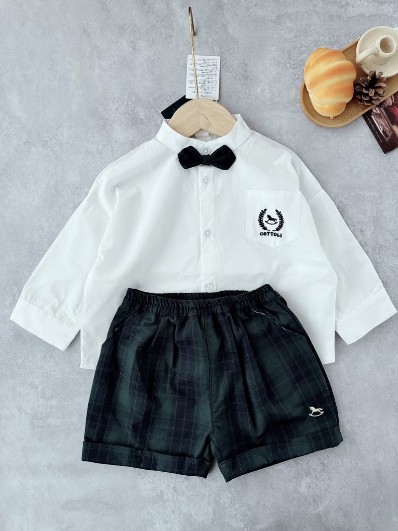 A0104  男仔面試套裝（恤衫+短褲）