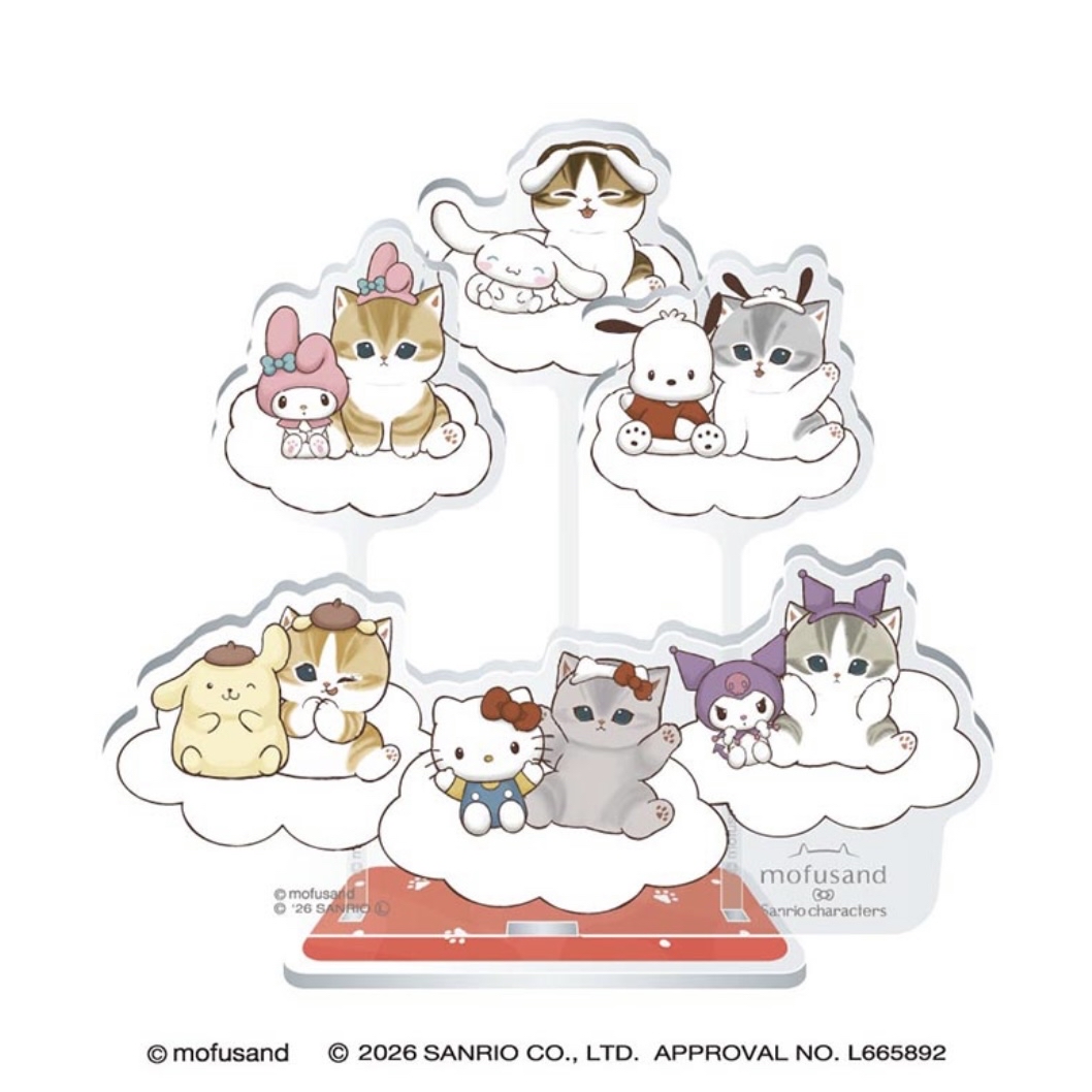 Mofusand 鯊魚貓 立牌套裝｜預訂