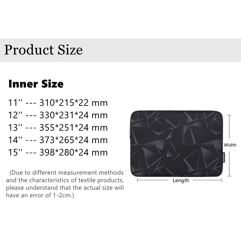 11 - 15 Inch Geometric Laptop Bag