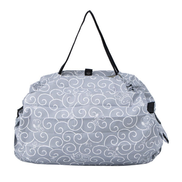 現貨｜Snoopy 日本 Shupatto Compact Bag 可摺 環保袋 M Size (唐草花紋 SPZ-4368)