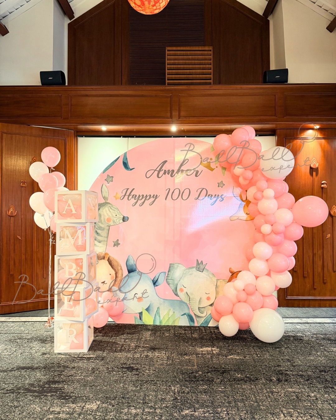 背景牆(圓形/圓拱款)氣球串佈置