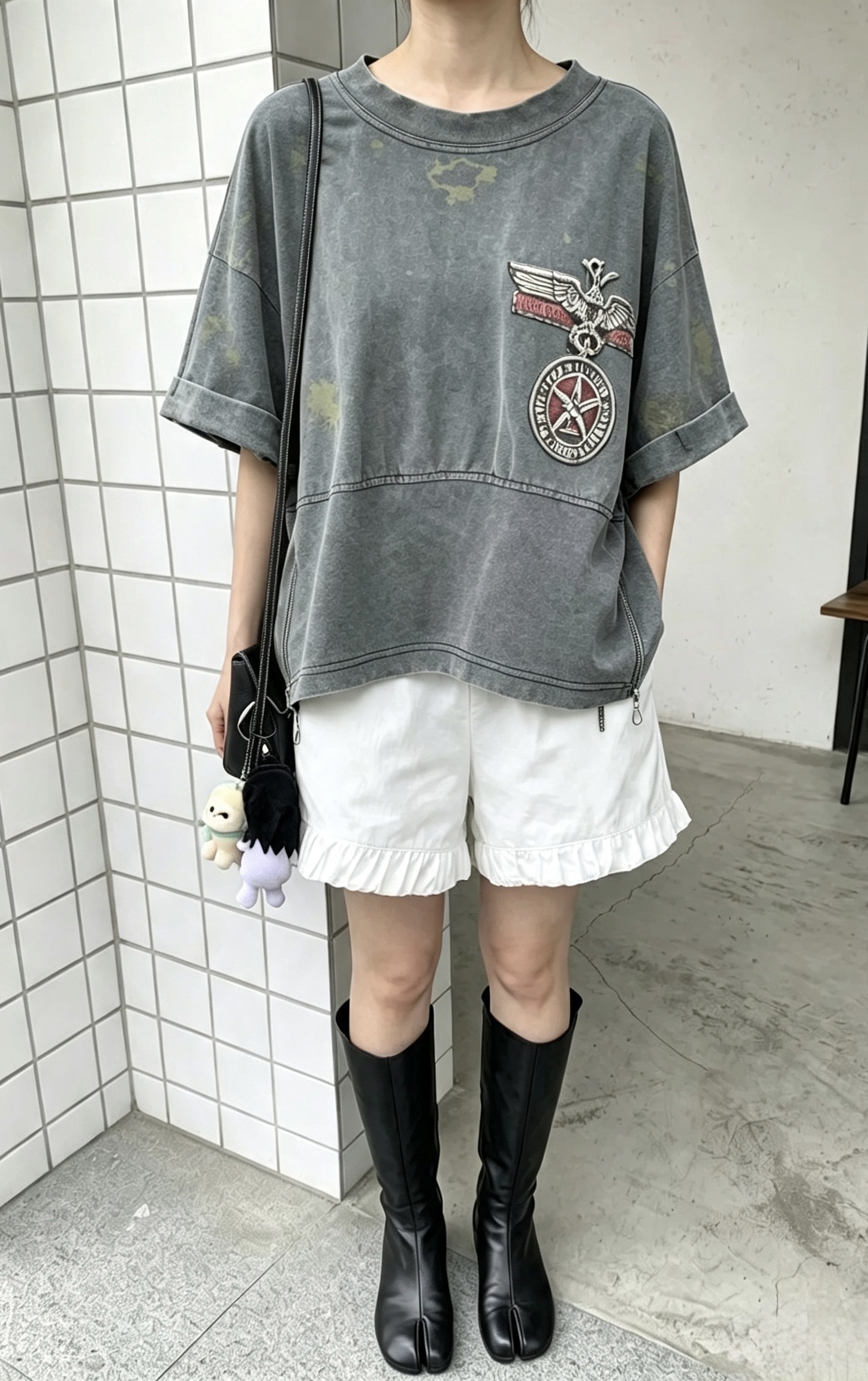 洗水棉短袖Top