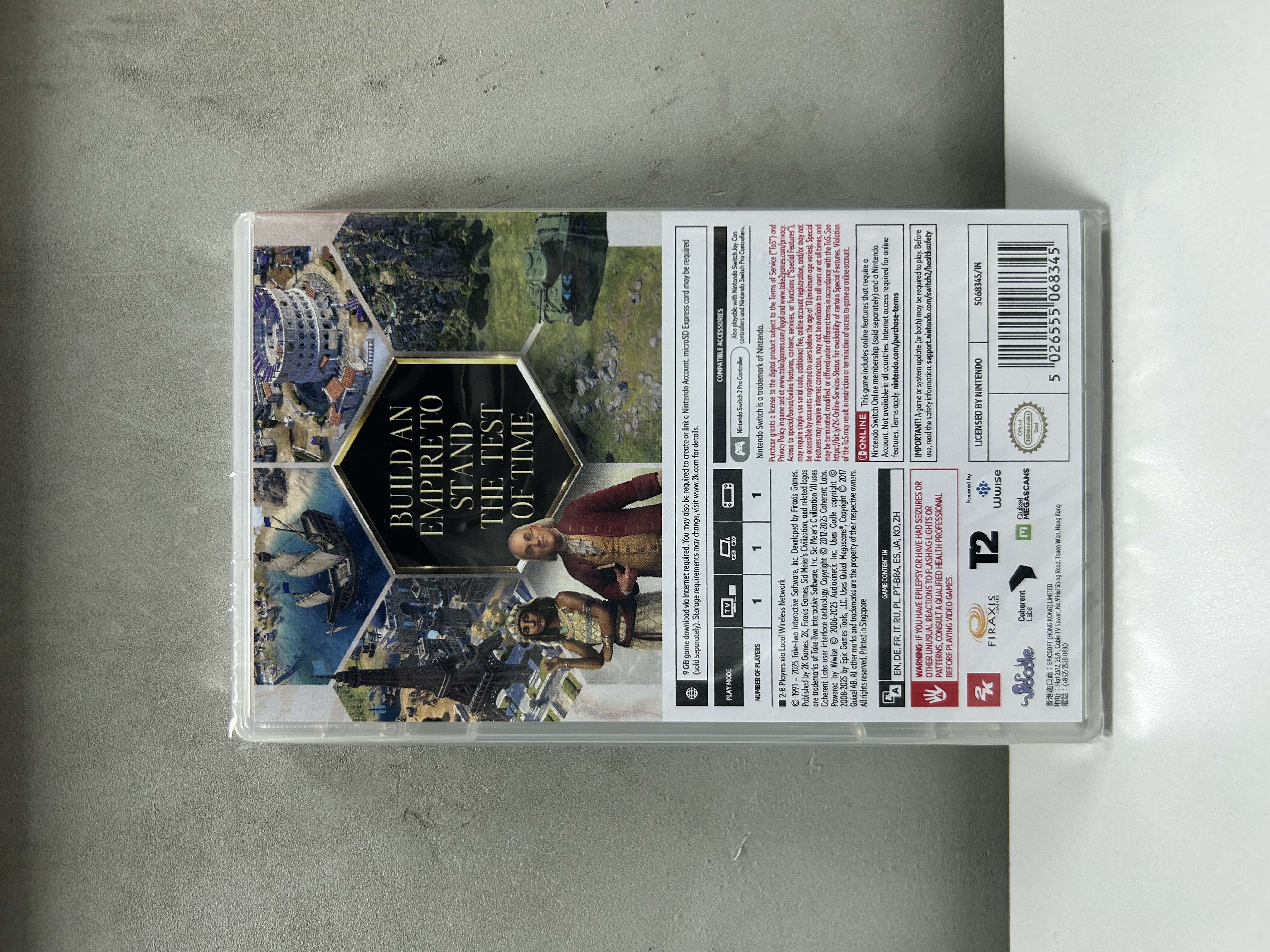 【香港行貨】Nintendo Switch 2 席德·梅爾的文明帝國 VII  Sid Meier's Civilization VII