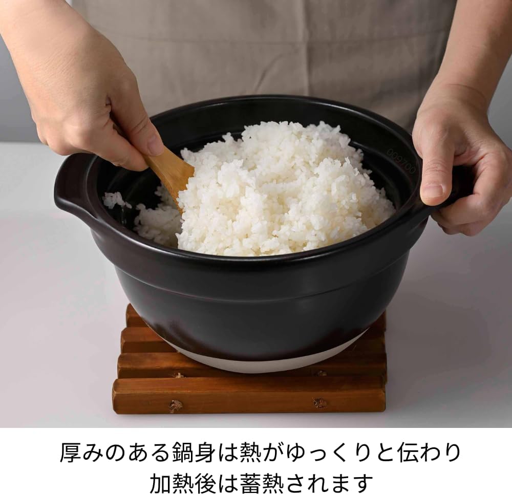 日本製 Hario 萬古燒 飯釜 飯煲 - 2~3人