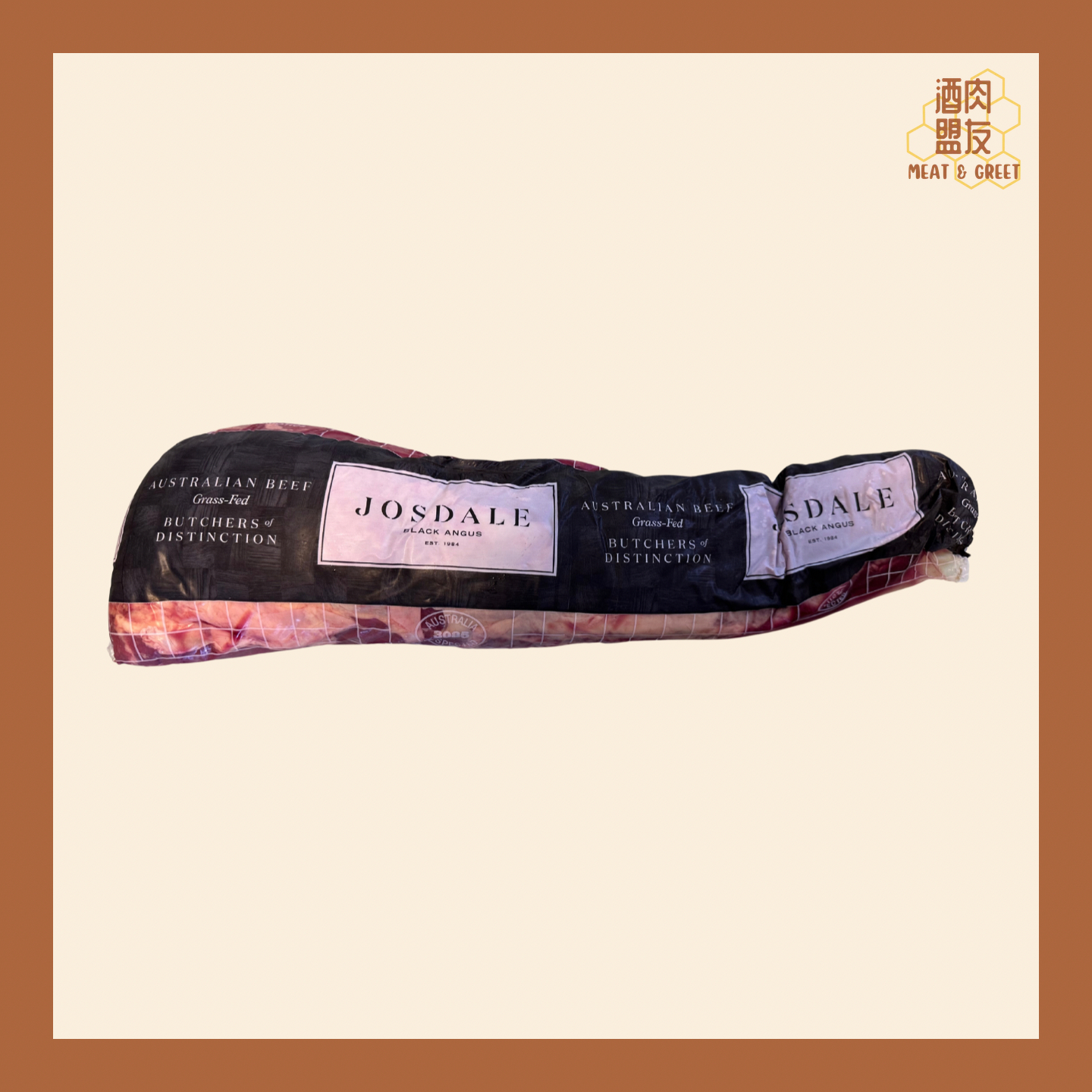 Josedale冰鮮草飼黑安格斯牛柳 (價錢以每kg為單位計算)