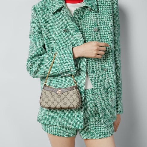 Gucci 女士 OPHIDIA 雙G迷你包 MINI、19cm*3cm*10cm