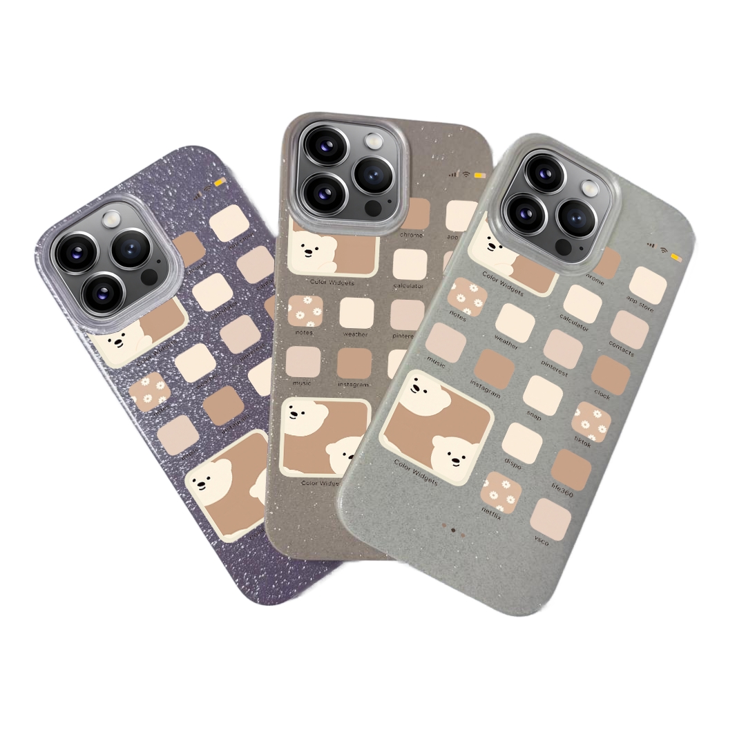 BLING CASE PHONE FOR IPHONE - DESIGN BEAR E