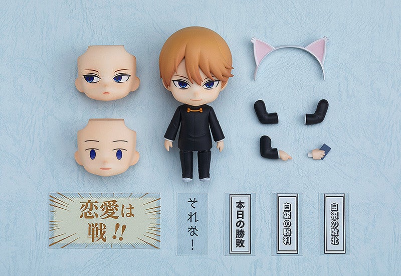 (預訂訂金 $100) (總價 $310) toytec Nendoroid 1327 輝夜姬想讓人告白～天才們的戀愛頭腦戰～ 白銀御行 黏土人 Miyuki Shirogane (再版) (行版)