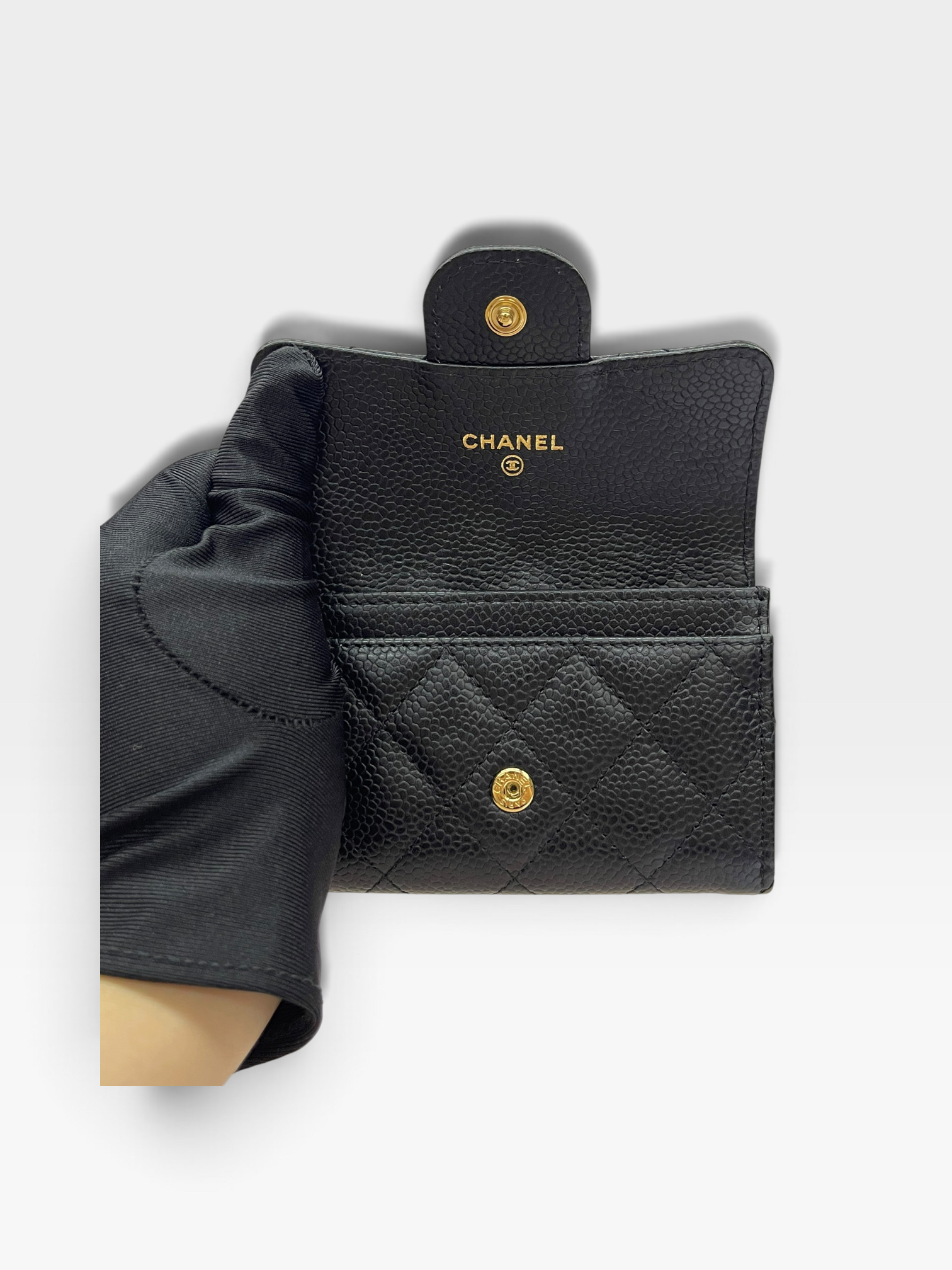 Pre-Owned CHANEL Classic Flap Card Holder / Product Code: 091402
