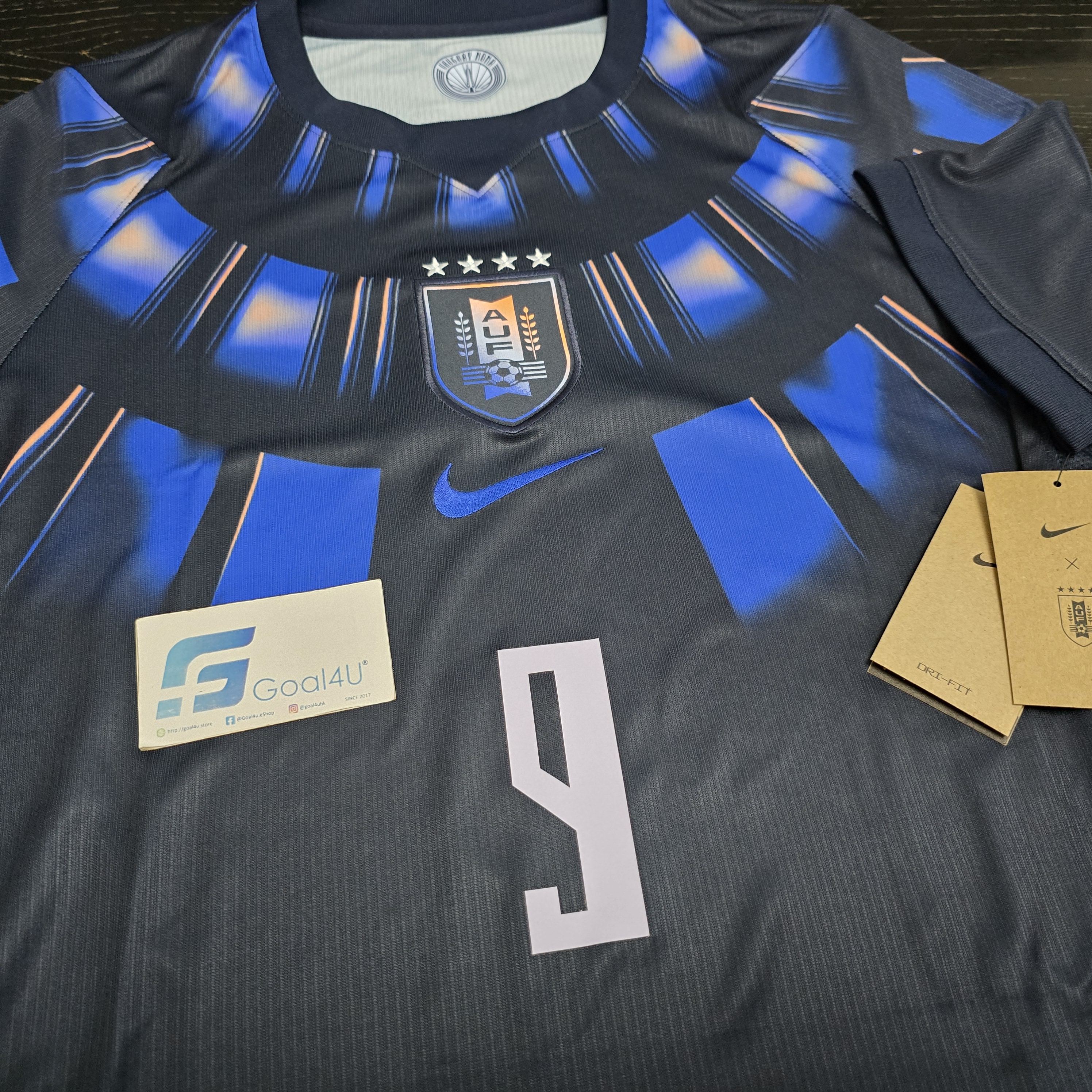 #部分碼現貨 未來感黑豹降臨🐾 Nike Uruguay 烏拉圭 2026-27 作客球迷版球衣 (可加印字章) IO4681