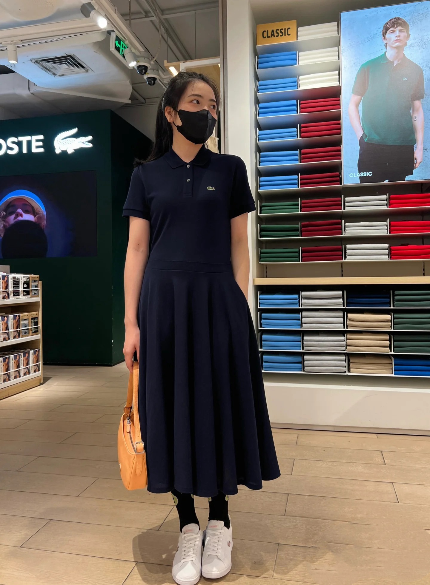LACOSTE 短袖POLO 連身裙