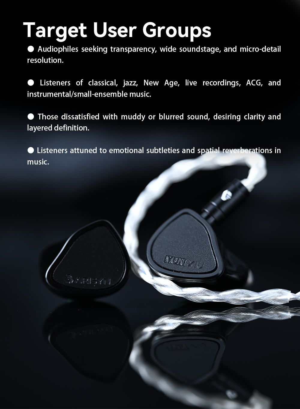 ARISYN ~ 雲岫 (壓電陶瓷高頻單元 + 10mm DLC類鑽石振膜動圈單元)