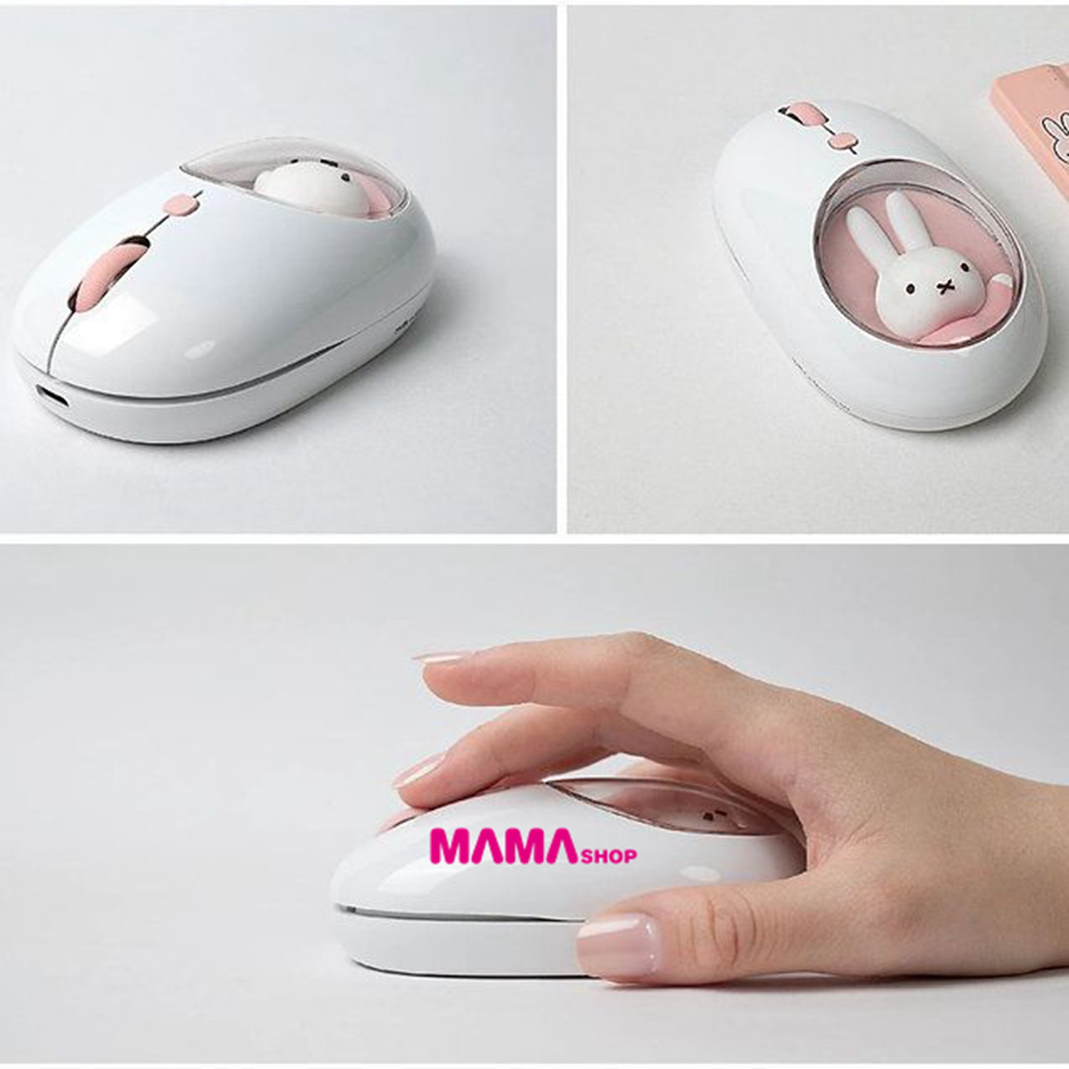 Miffy🐰MF15 Dual Mode 無線滑鼠 （USB無線 + 藍牙）