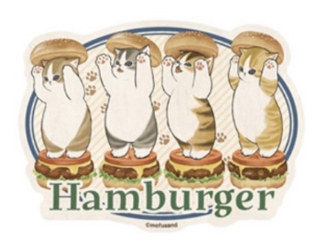 Mofusand 鯊魚貓 貼紙｜預訂