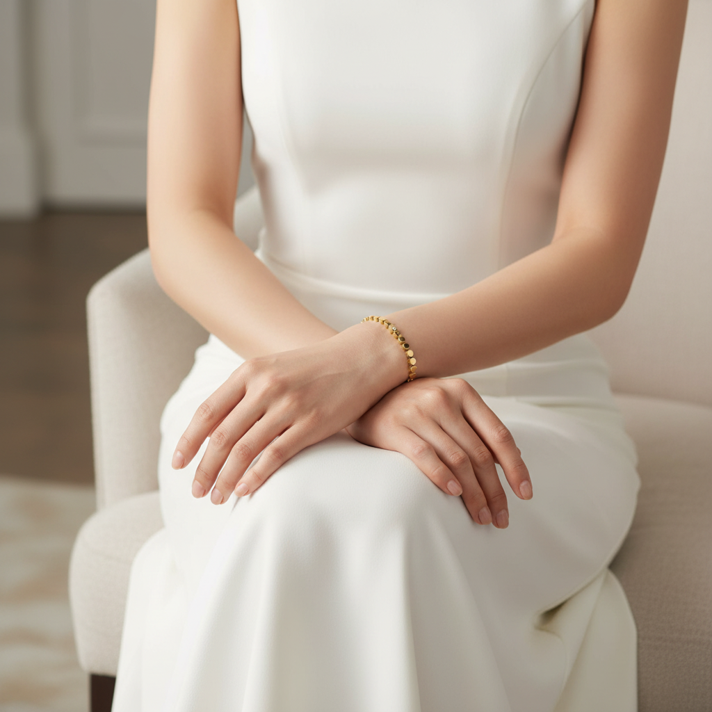 Boccia Titanium 03057-04 Bracelet 鈦金屬 / 鍍金 / 鑽石手鏈 