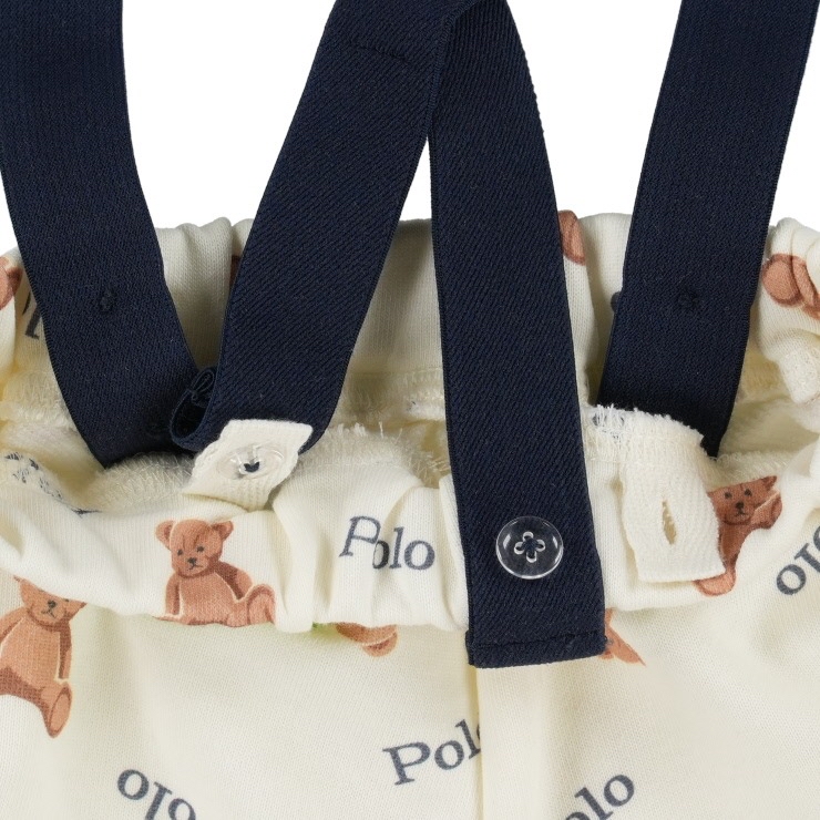🇯🇵限量預訂 日本直送🇯🇵Polo Baby三色小熊滿印吊帶燈籠褲