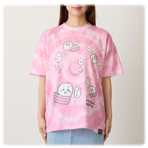 🎀【預訂】 Chiikawa x Talking 扎染上衣 Pink Chiikawa