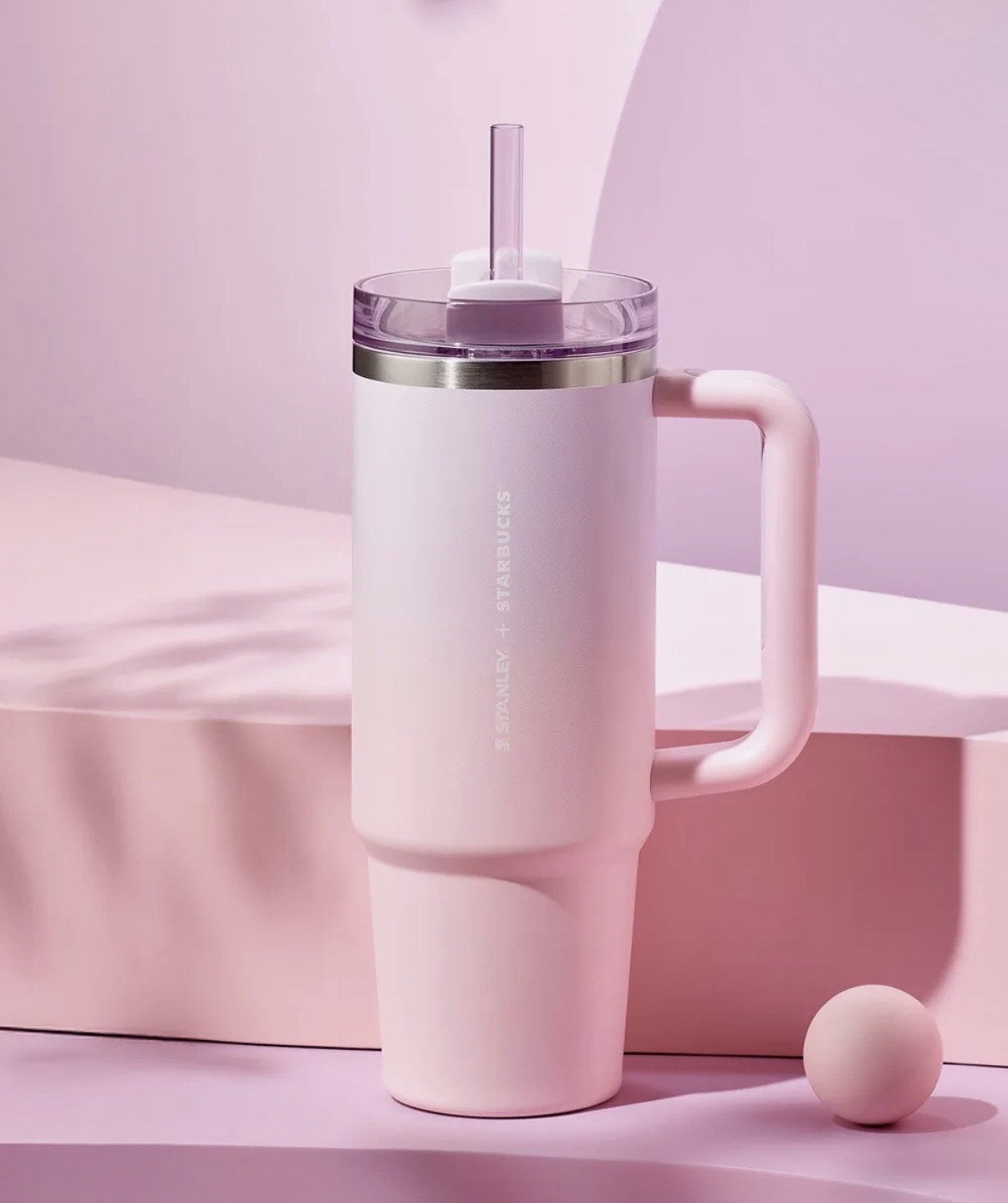 STANLEY X STARBUCKS 櫻花季 韓國限定 吸管杯 887ml