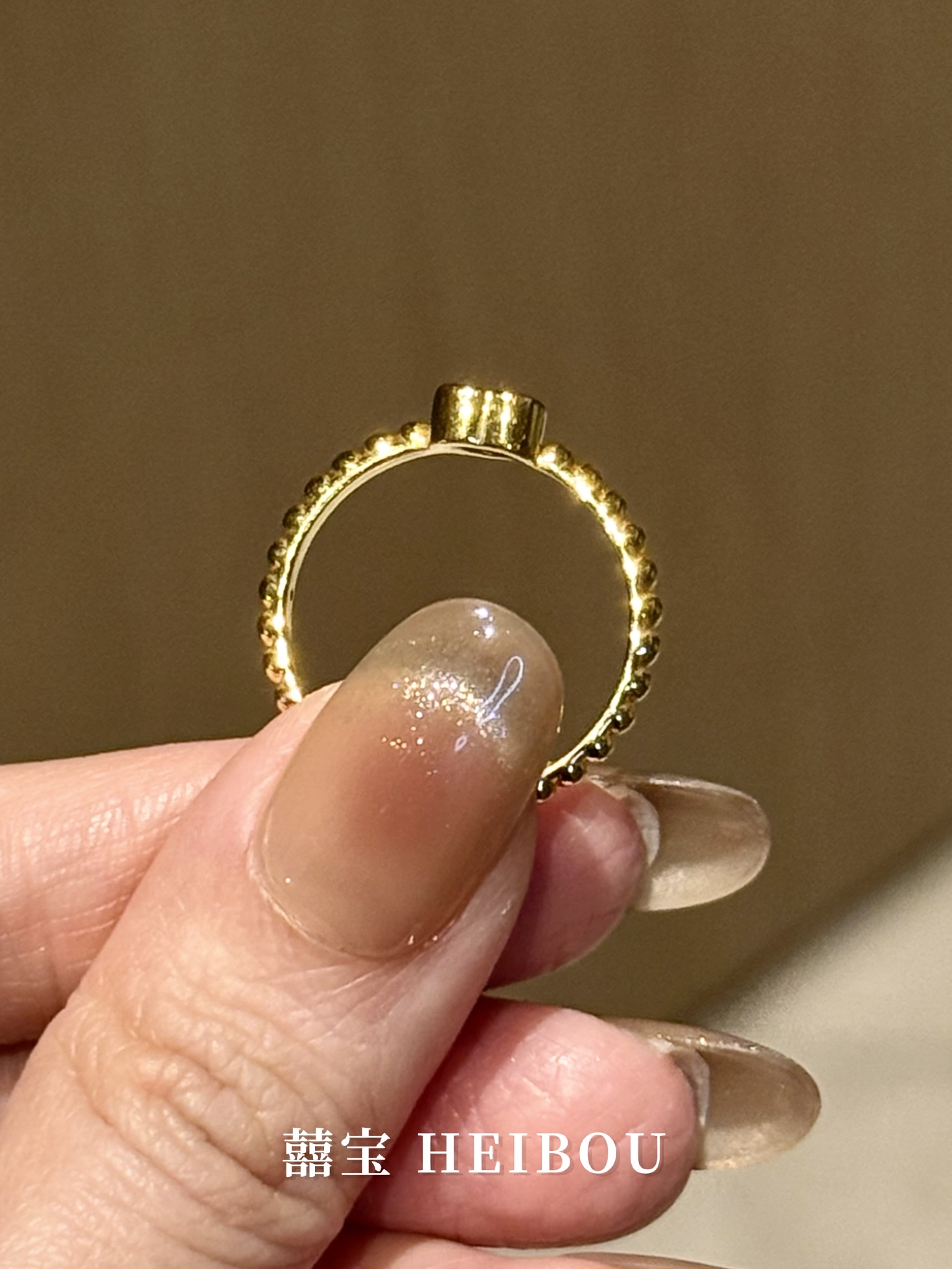 【6D镶嵌】点钻爱心戒指